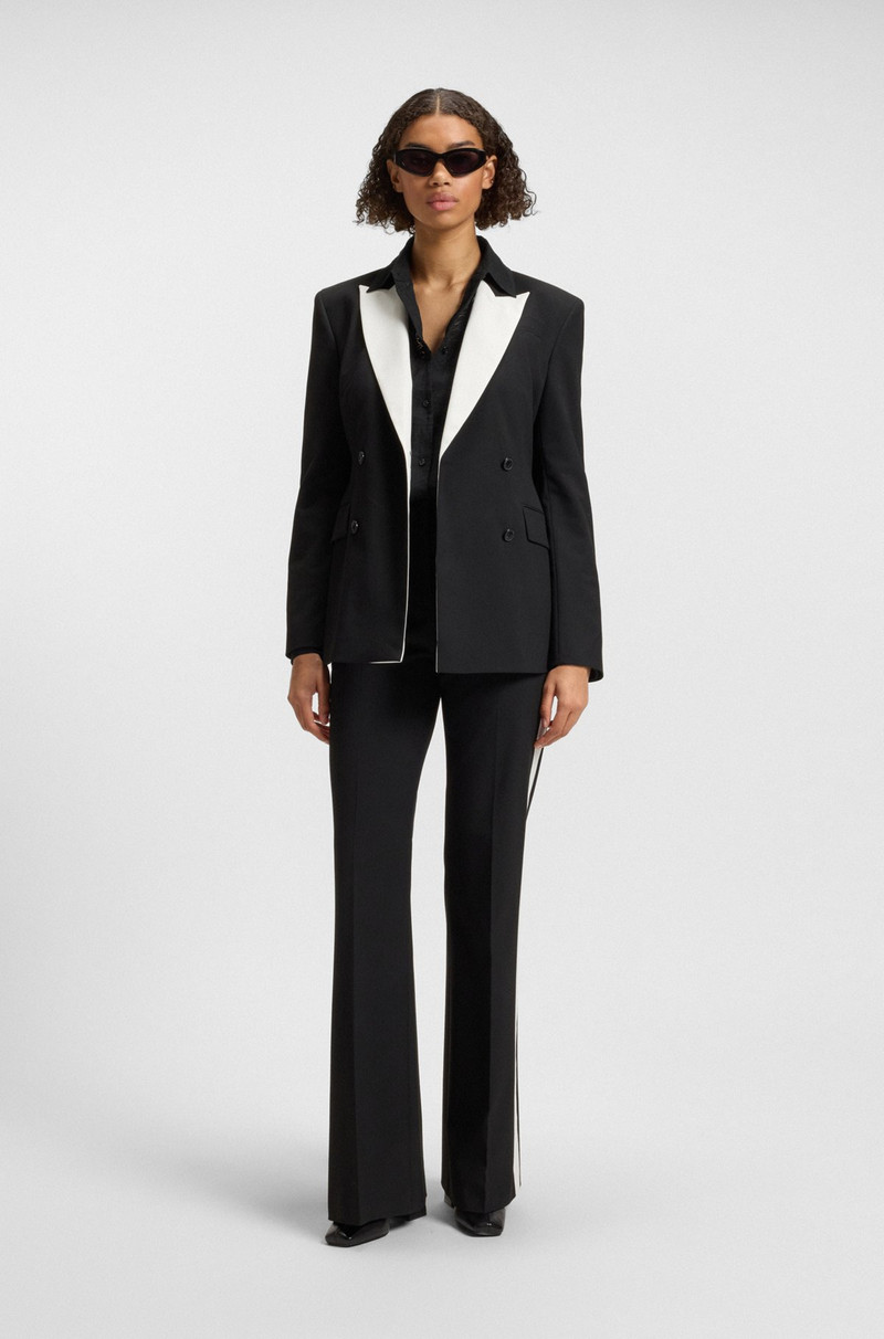 HUGO OVERSIZE-FIT BLOUSE WITH BURNOUT PATTERN outlook