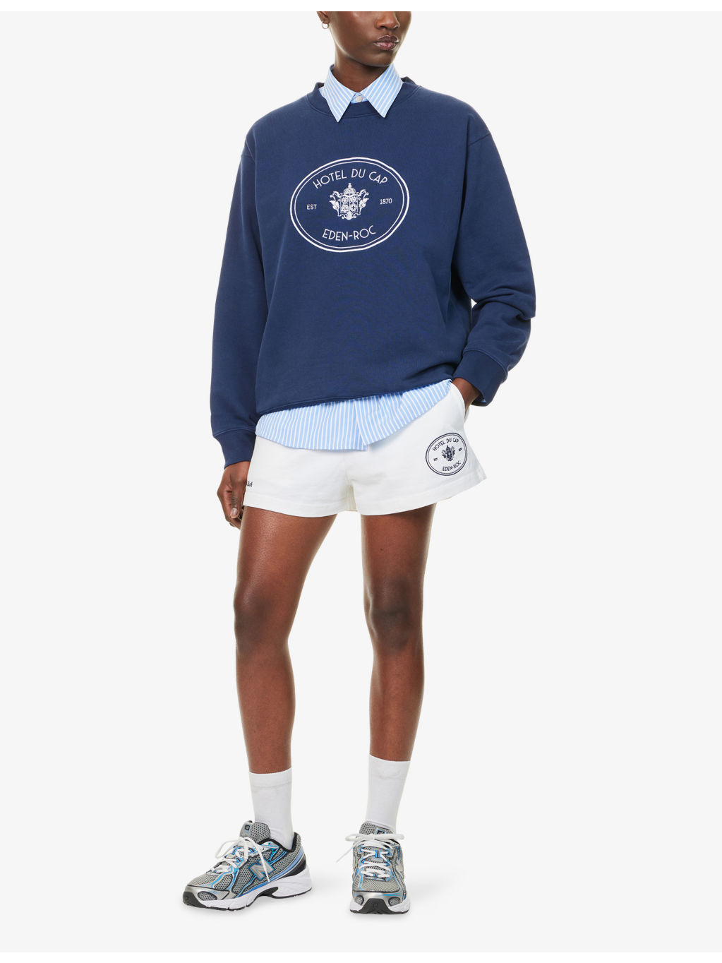 Eden Crest Logo-Print Cotton Sweatshirt - 2