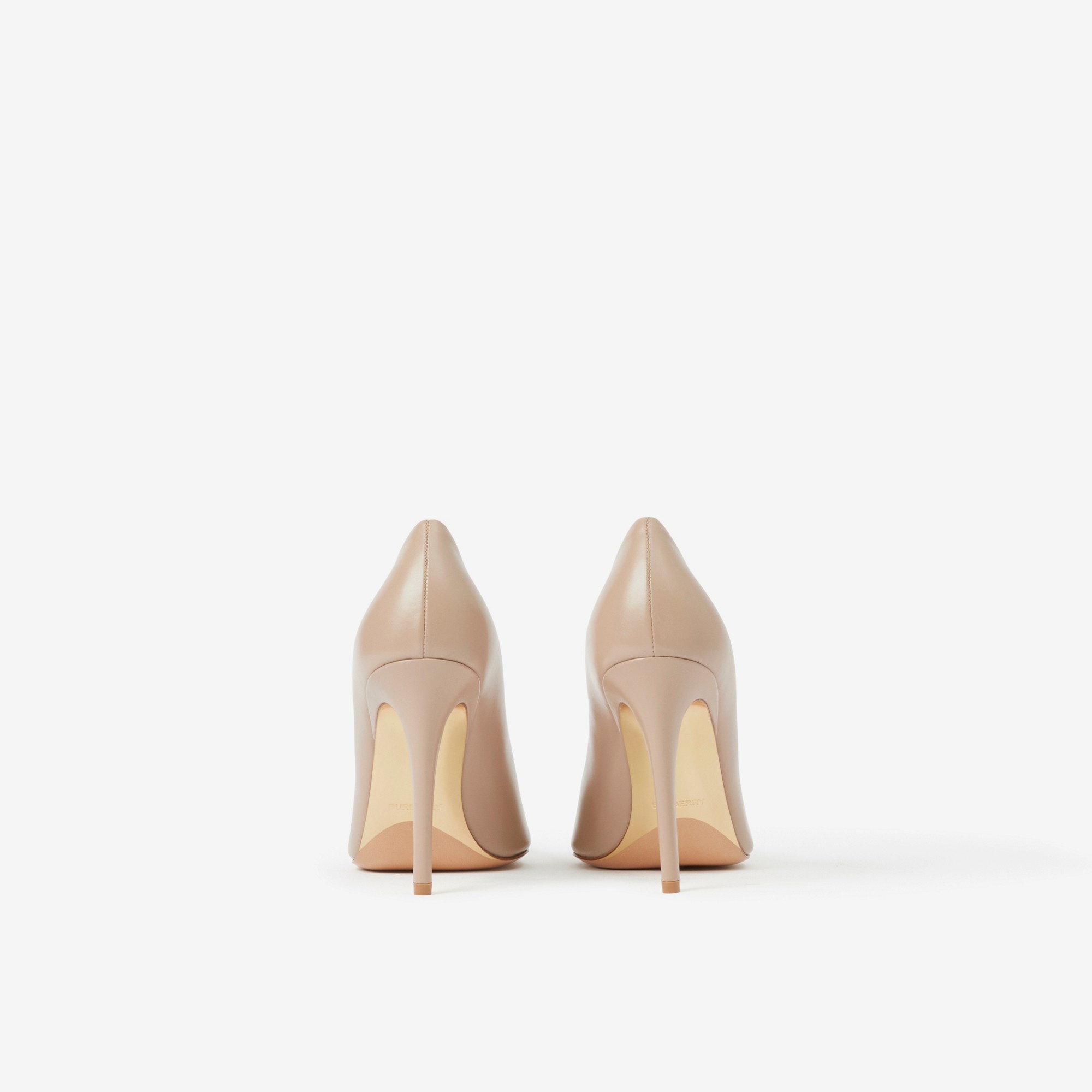 Leather Point-toe Pumps - 3