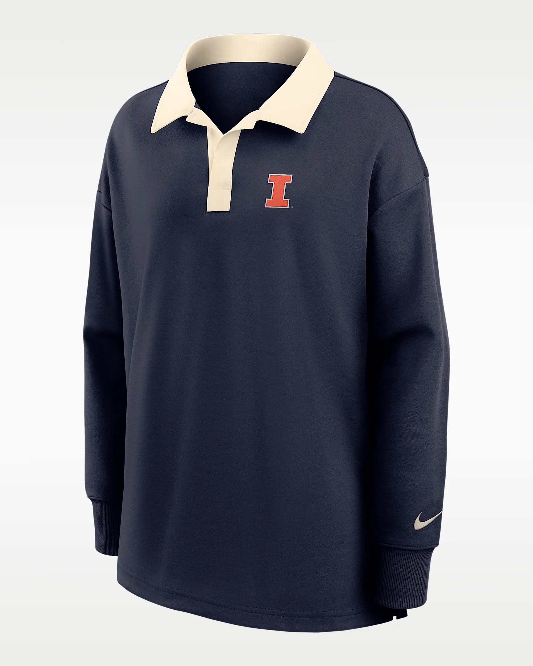 Nike College (Illinois) Women's Long-Sleeve Polo - 1