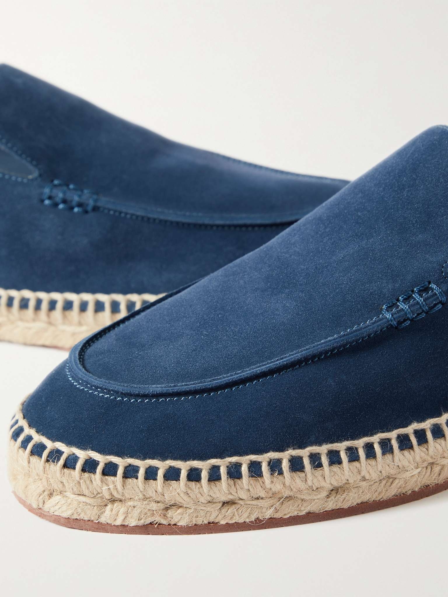 Seaside Walk Collapsible-Heel Suede Espadrilles - 6