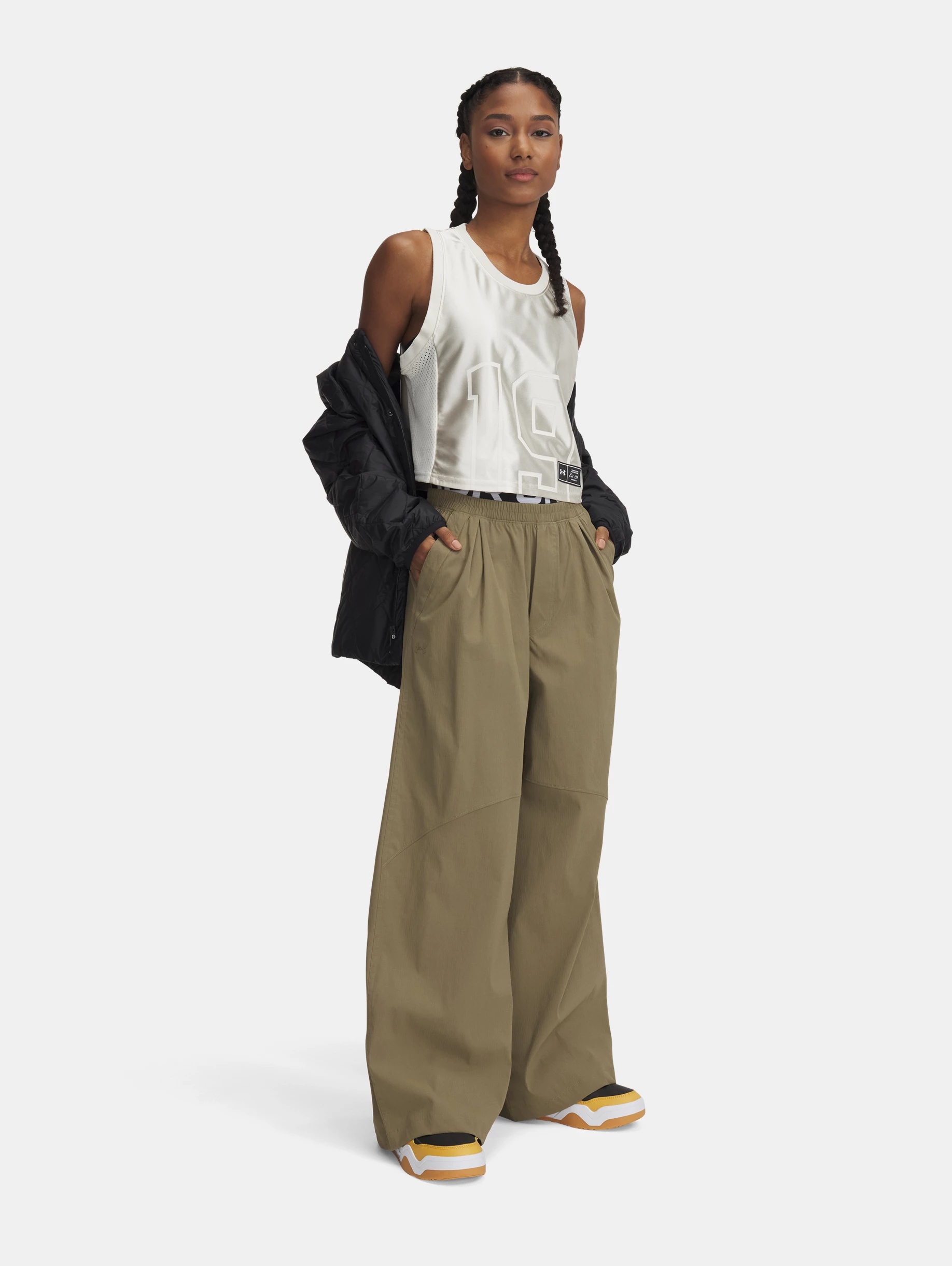 Women's UA Unstoppable Woven Parachute Pants - 3