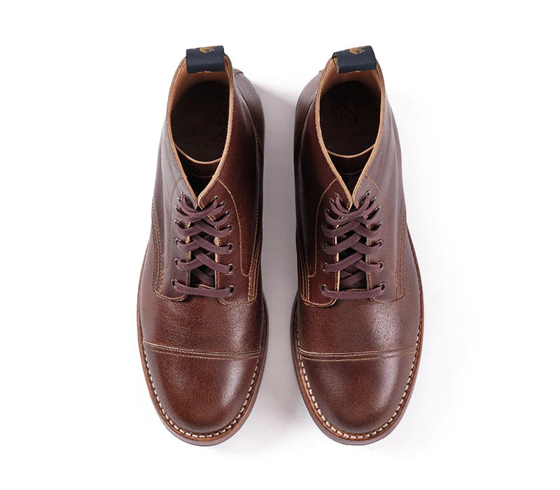PRE-SALE LK-048 Montgomery Boots Horween SHF Horsehide Havana - 6
