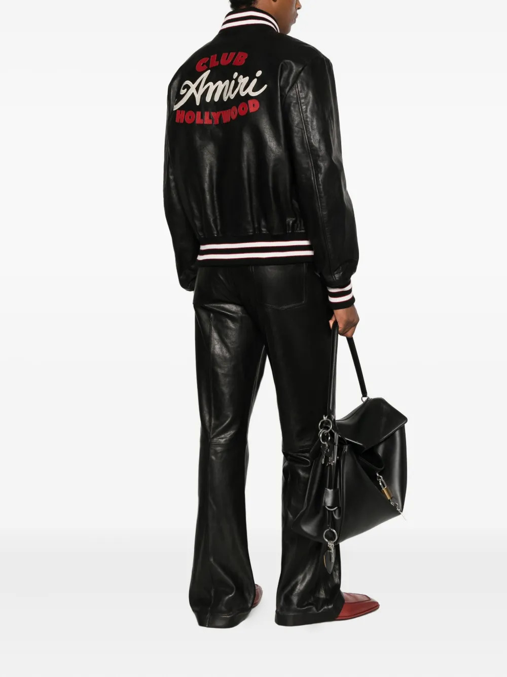 AMIRI - Men Club Amiri Leather Varsity - 3