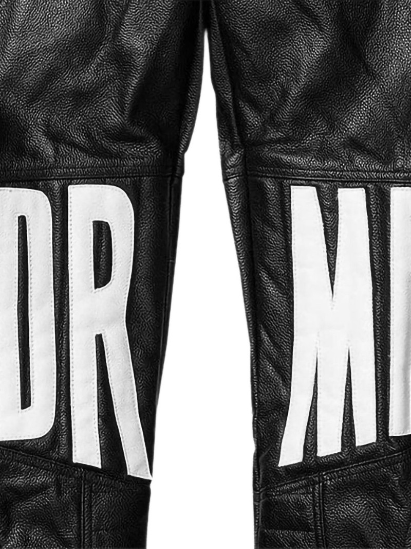 WHO DECIDES WAR MRDR "Black" leather trousers outlook