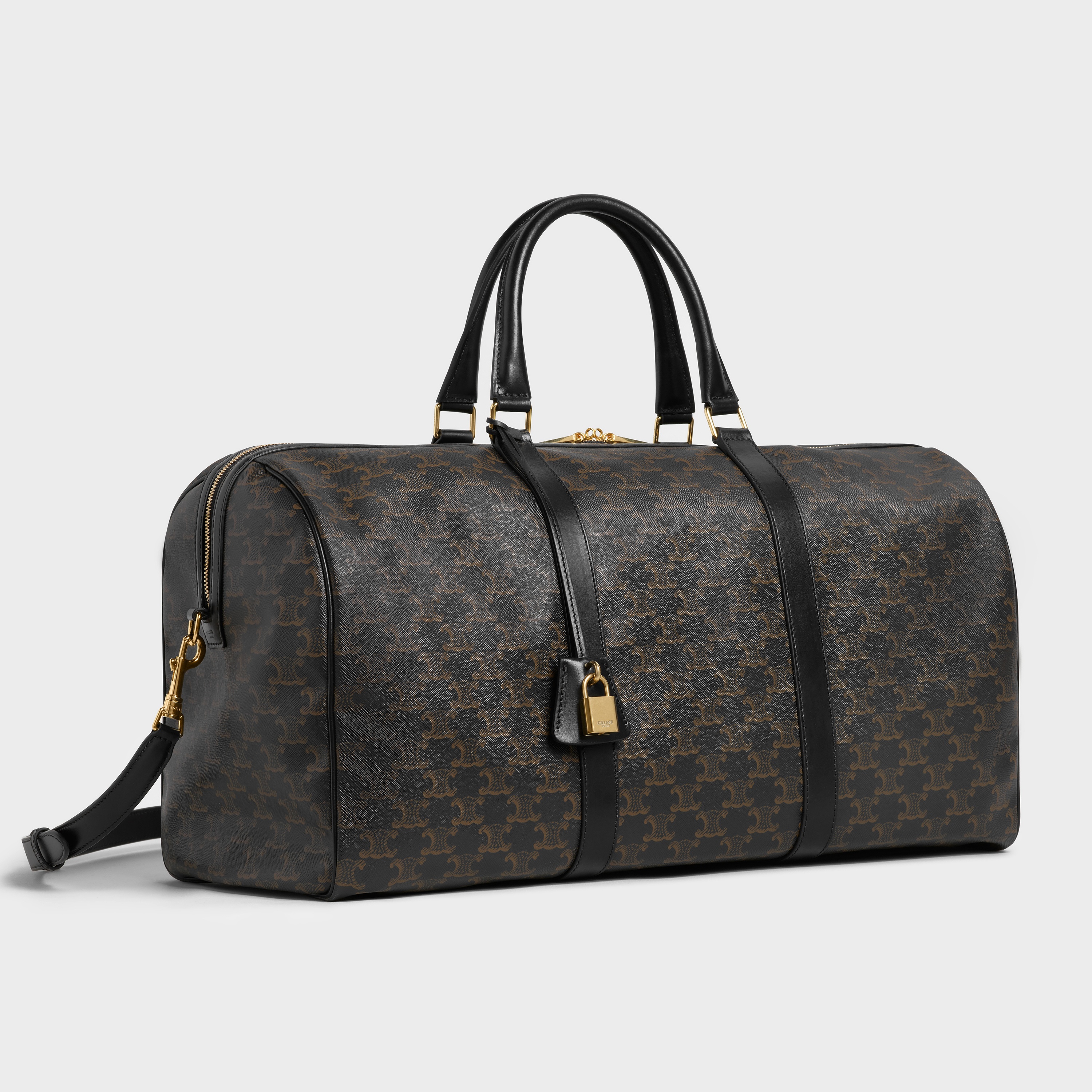 LARGE TRAVEL BAG  IN  TRIOMPHE CANVAS AND CALFSKIN - 2