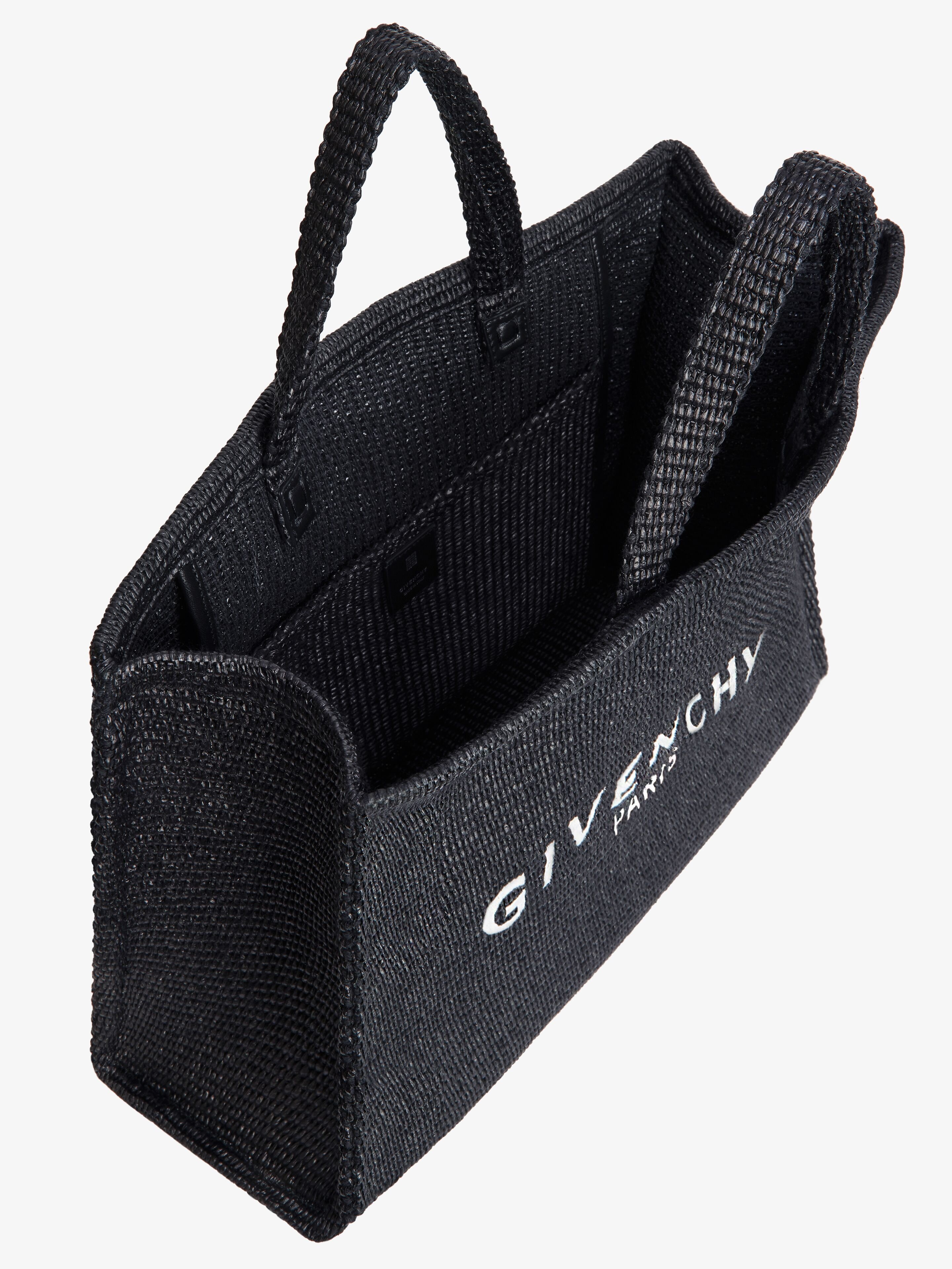 Shop Givenchy Large G Tote Shopping Bag In Raffia