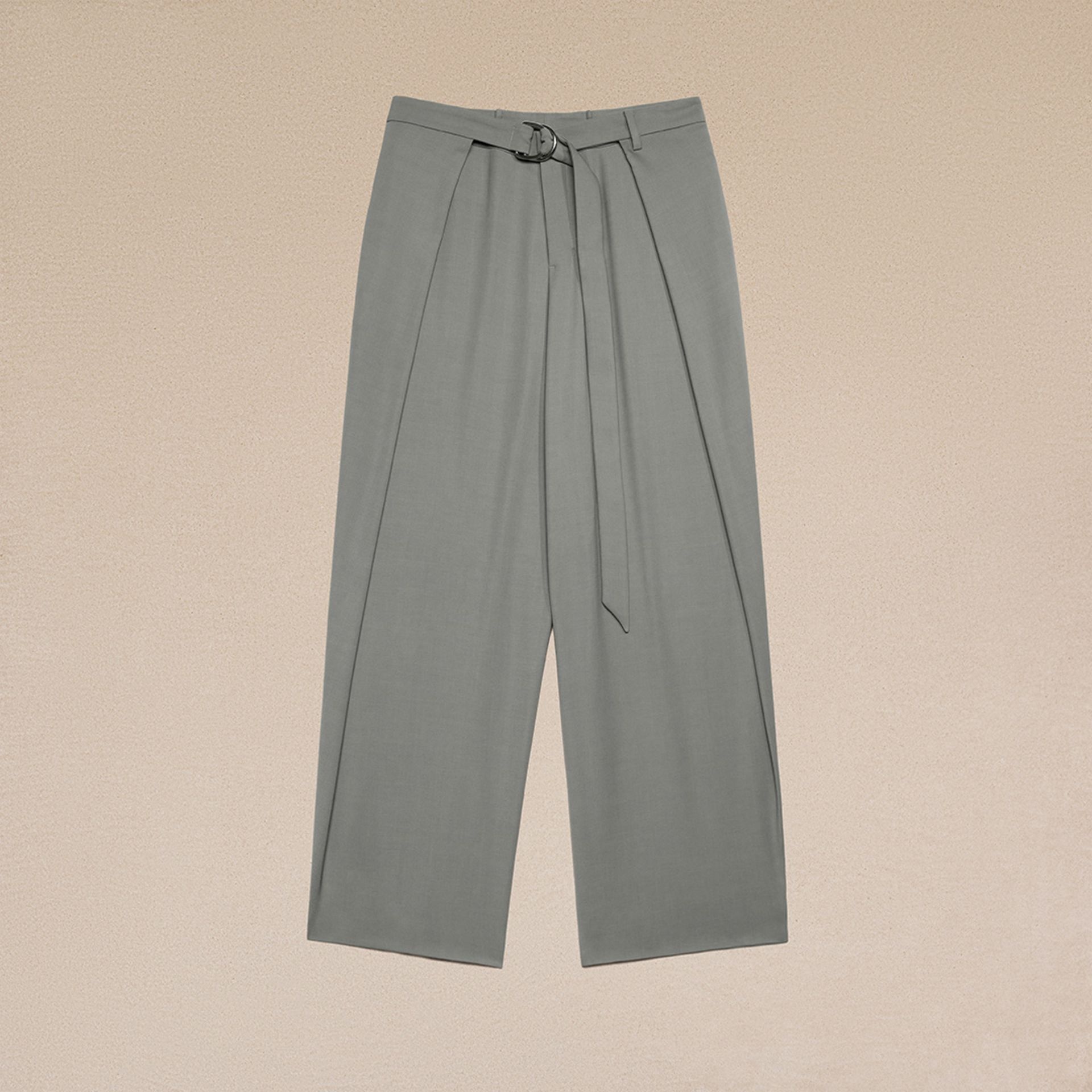 Wide Fit Trousers With Front Panels - 2