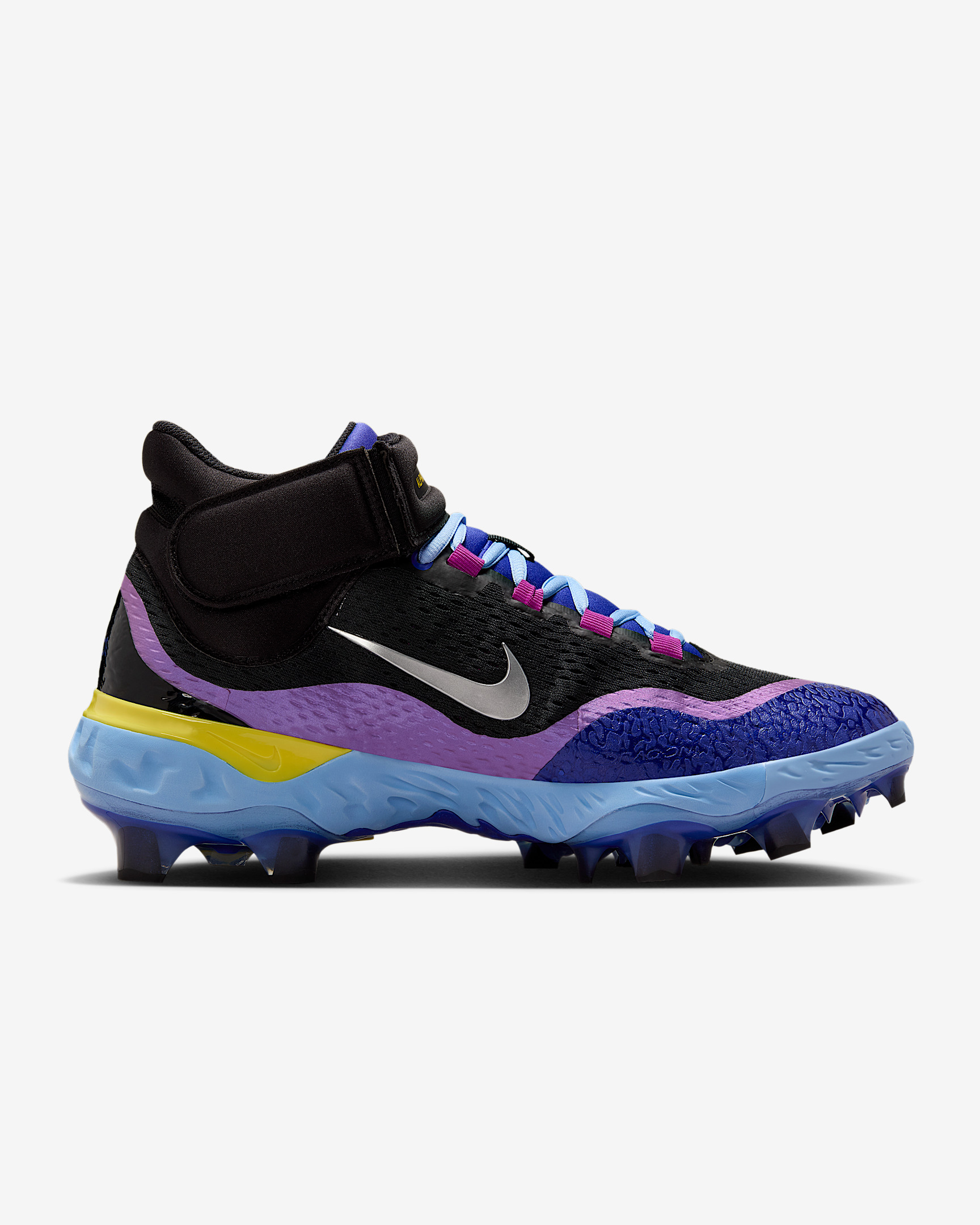 Nike Alpha Huarache Elite 4 Mid NRG Baseball Cleats - 3