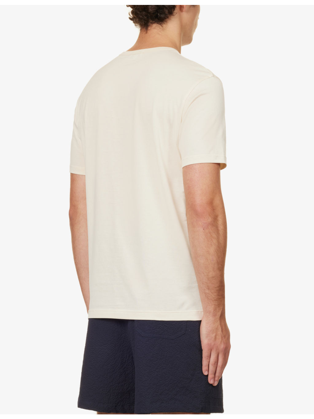 Sun crew-neck regular-fit cotton-jersey T-shirt - 4