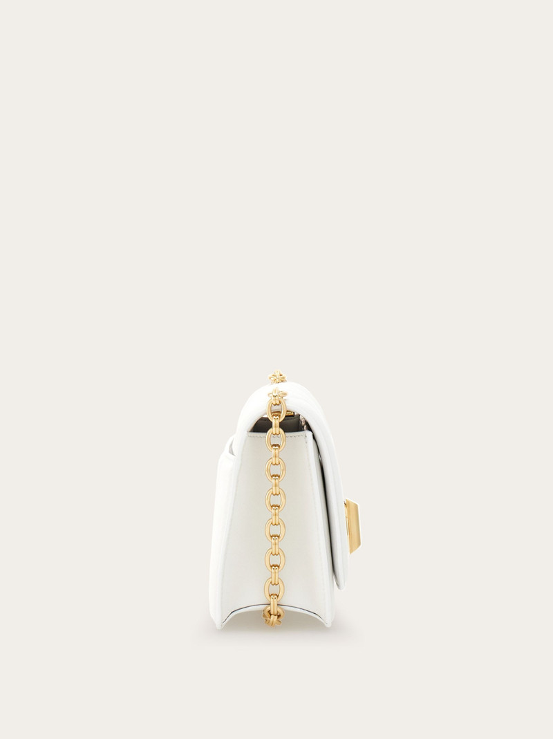 FERRAGAMO Mini bag with new Gancini outlook
