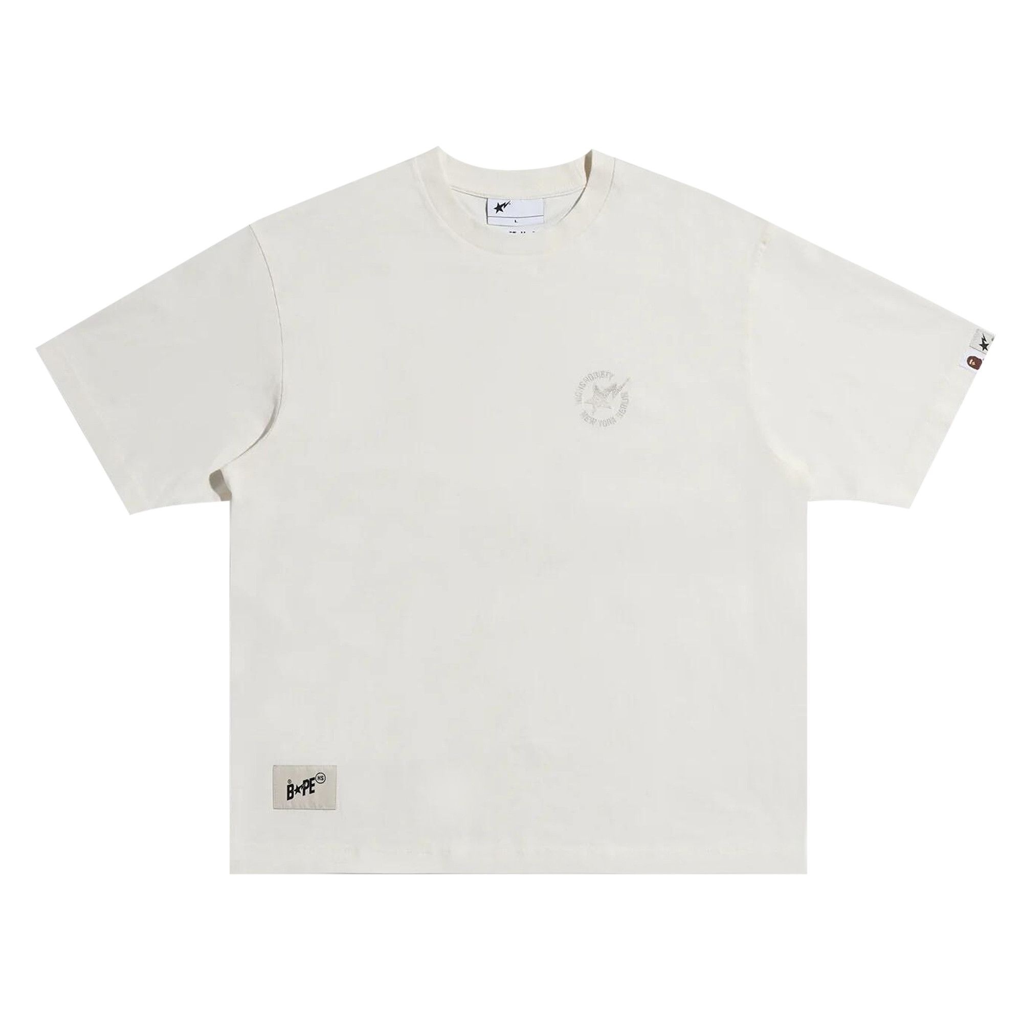 BAPE x Highsnobiety Tee 'Ivory' - 1