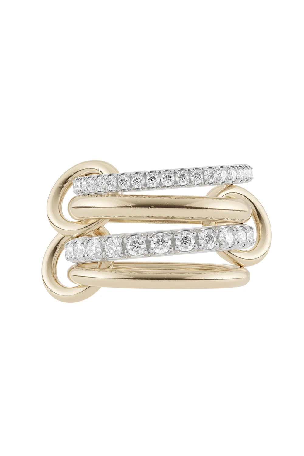 Diamond Halley Four Band Ring - 1