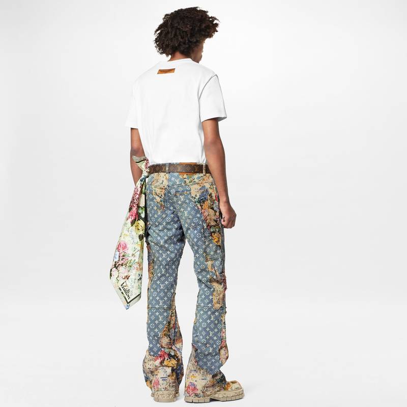 Destroyed Carpenter Bell Bottom Denim 3