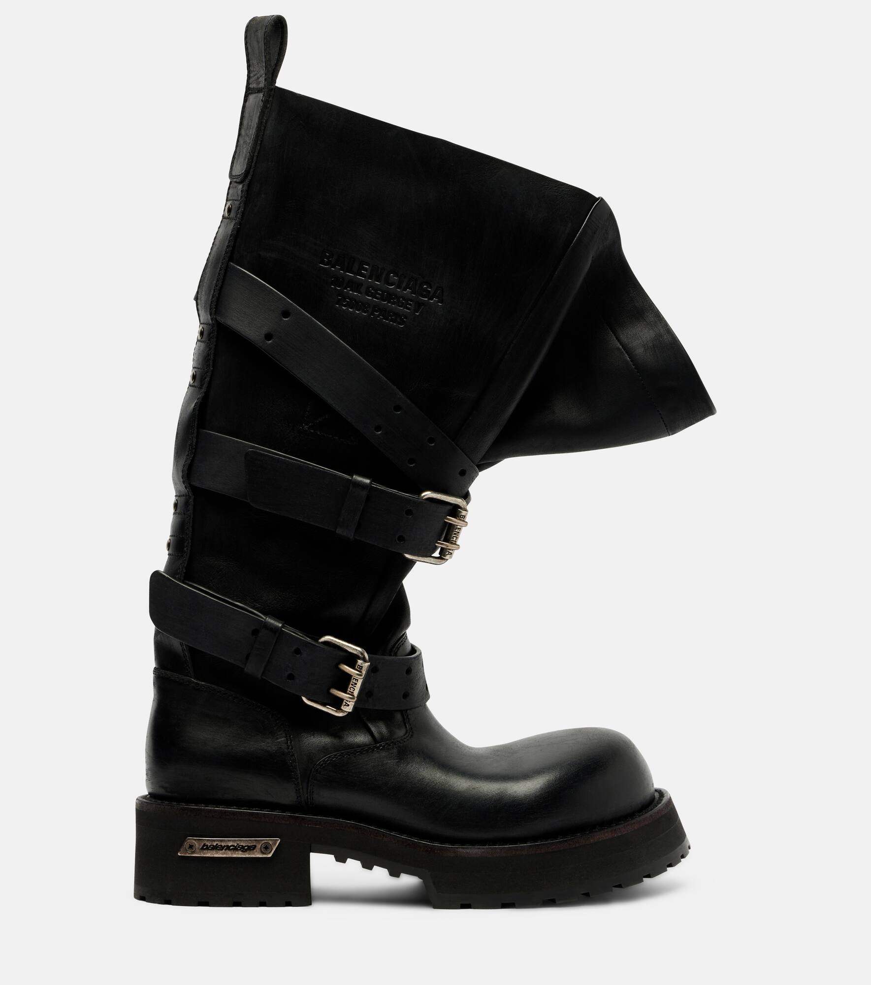 Venom leather combat boots - 4