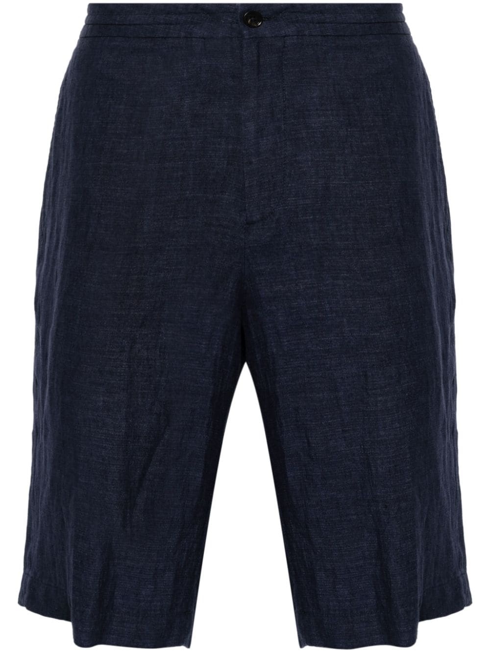 linen chino shorts - 1