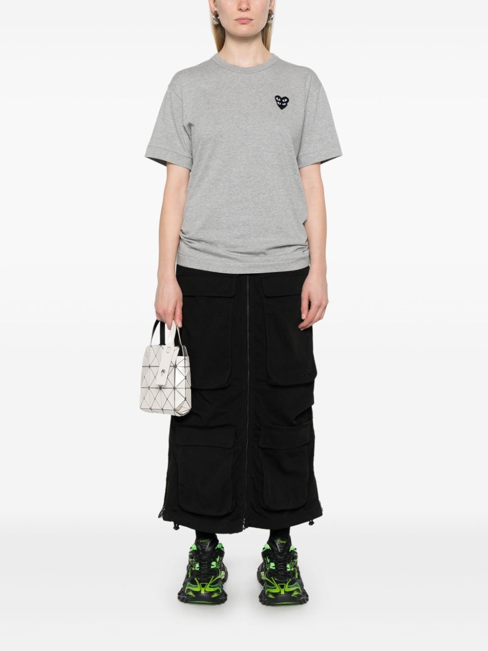 logo-appliqué cotton T-shirt - 3