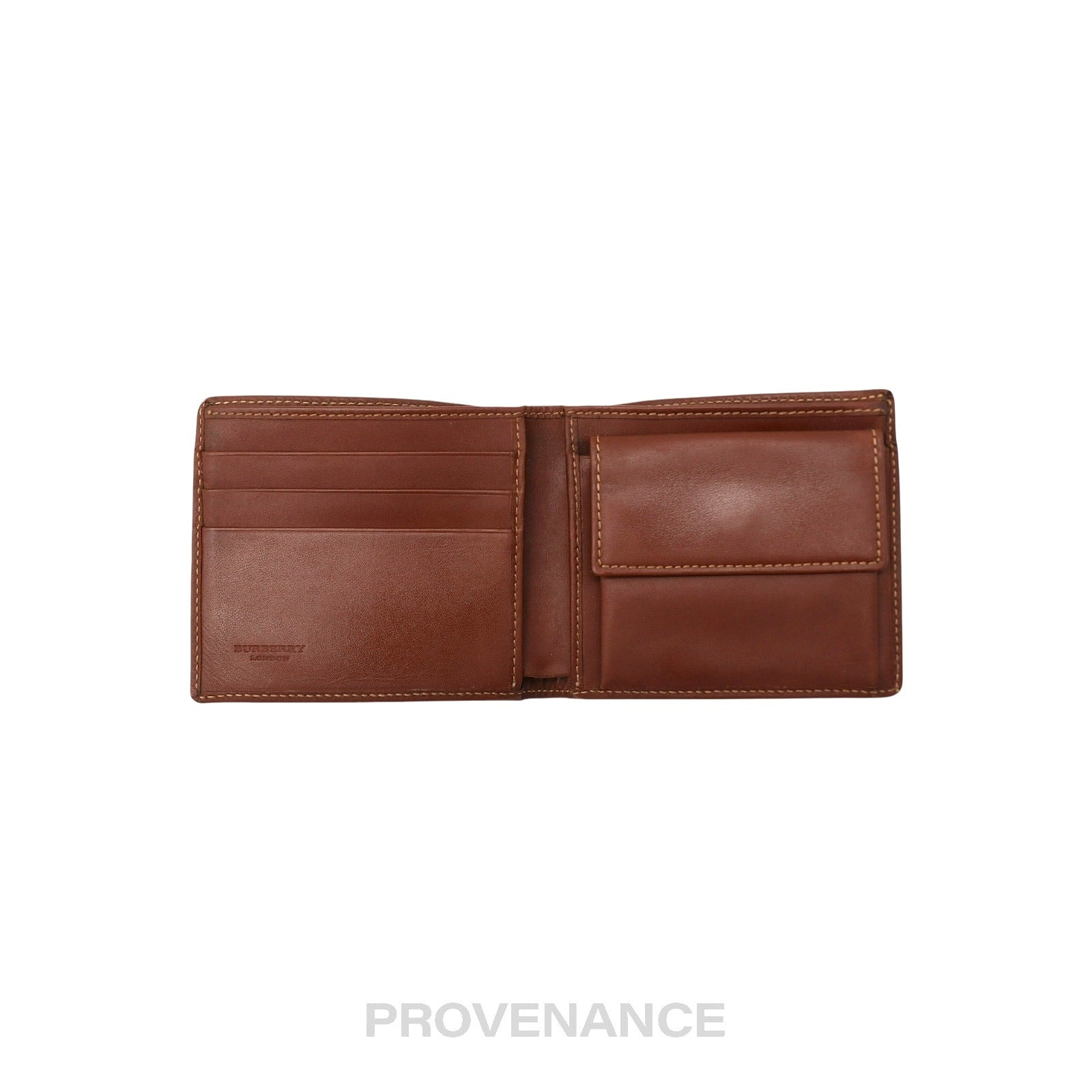 Burberry Bifold Wallet - Haymarket Check Brown - 5