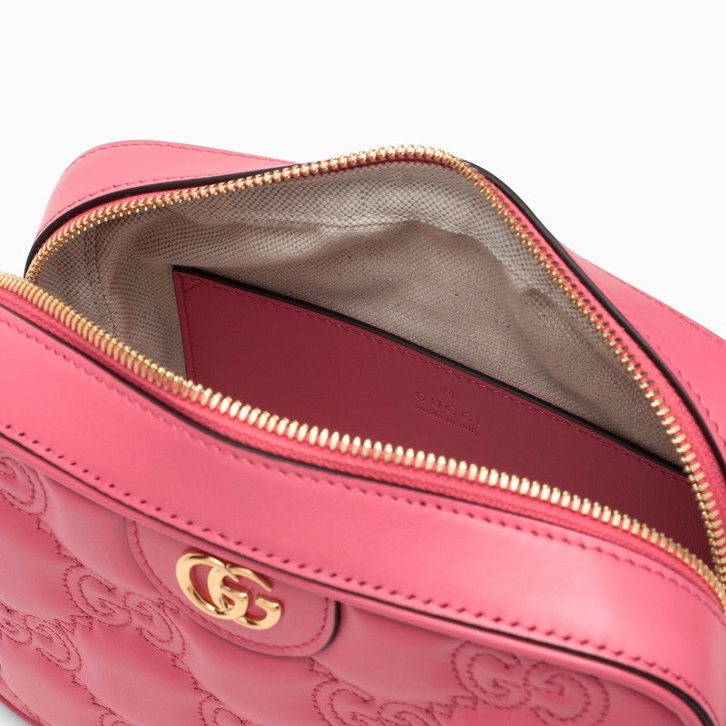 Gucci Small Gg Matelassé Bag Pink - 5