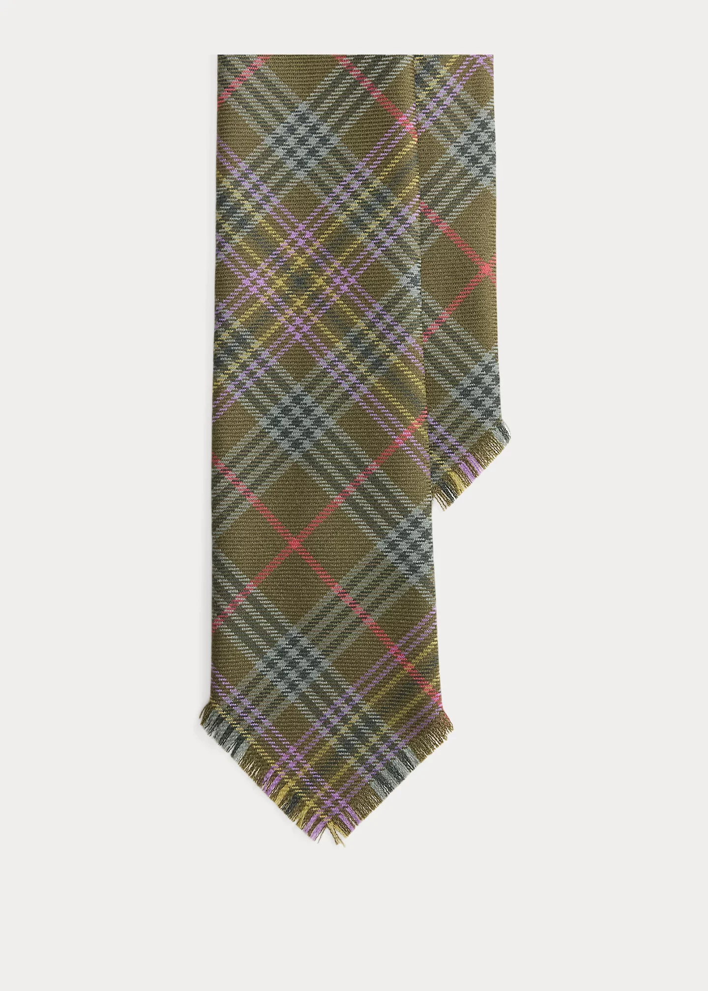Graduate Fringe Tartan Tie - 1