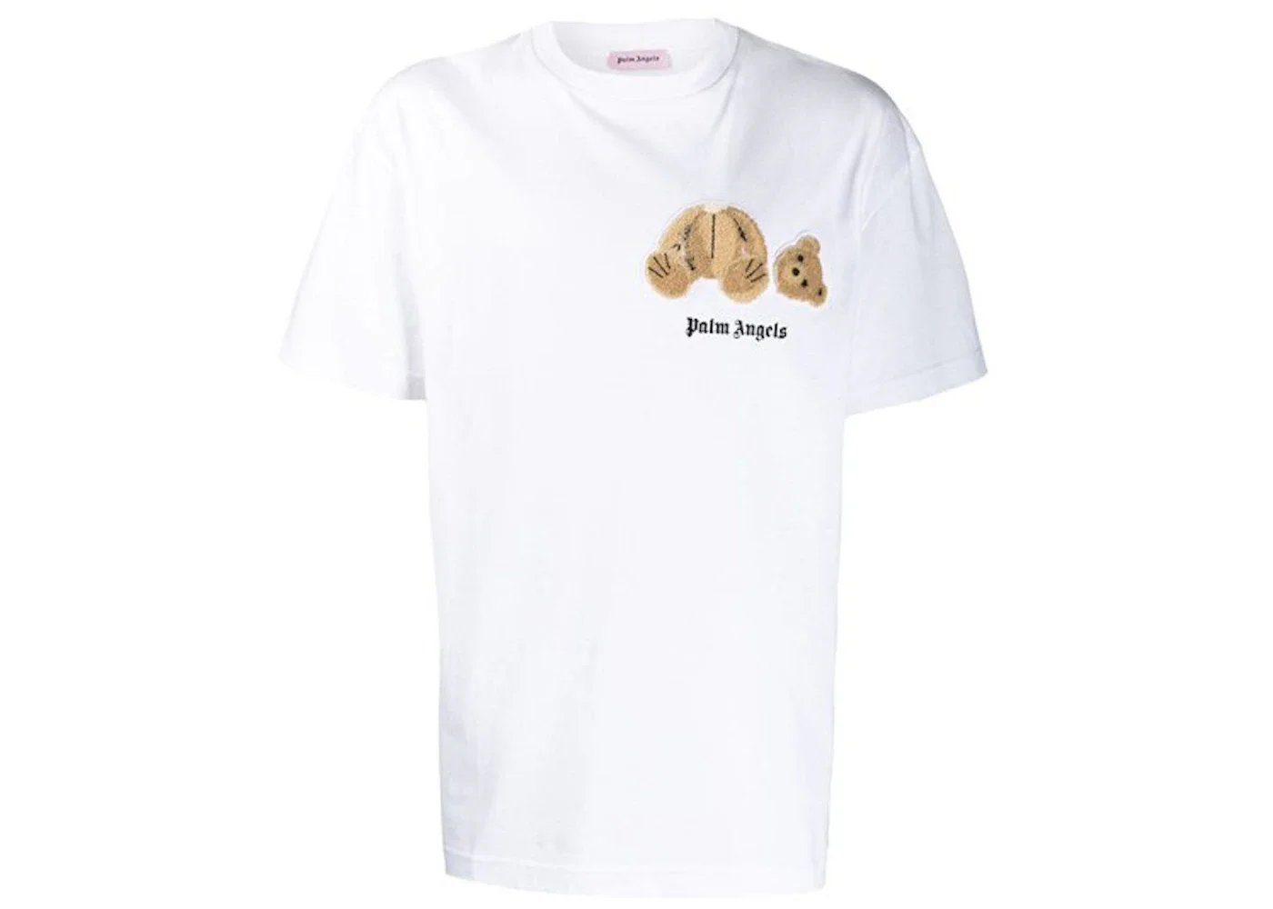 Palm Angels Bear Applique T-shirt White - 1