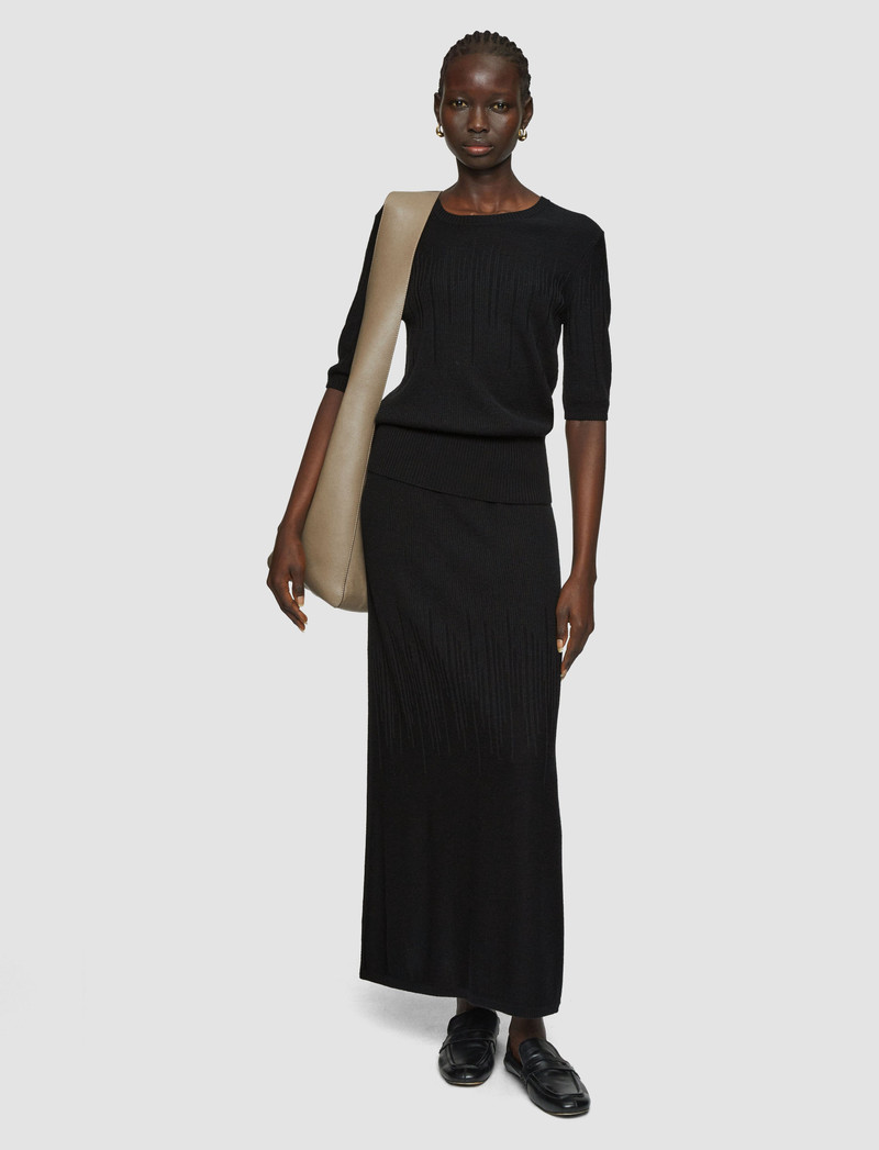 JOSEPH Gradient Stitch Skirt outlook
