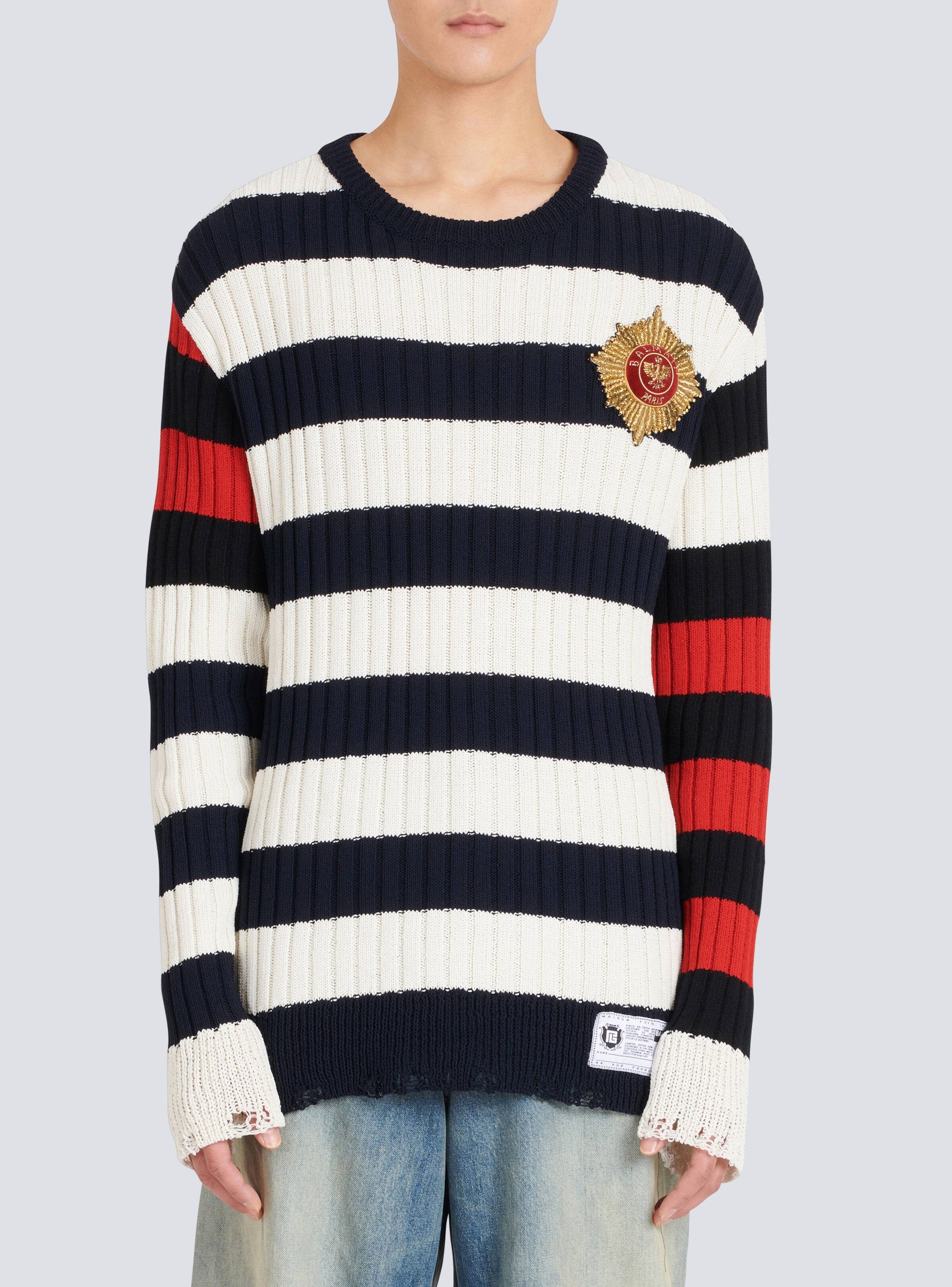 Destroyed nautical sweater - 6