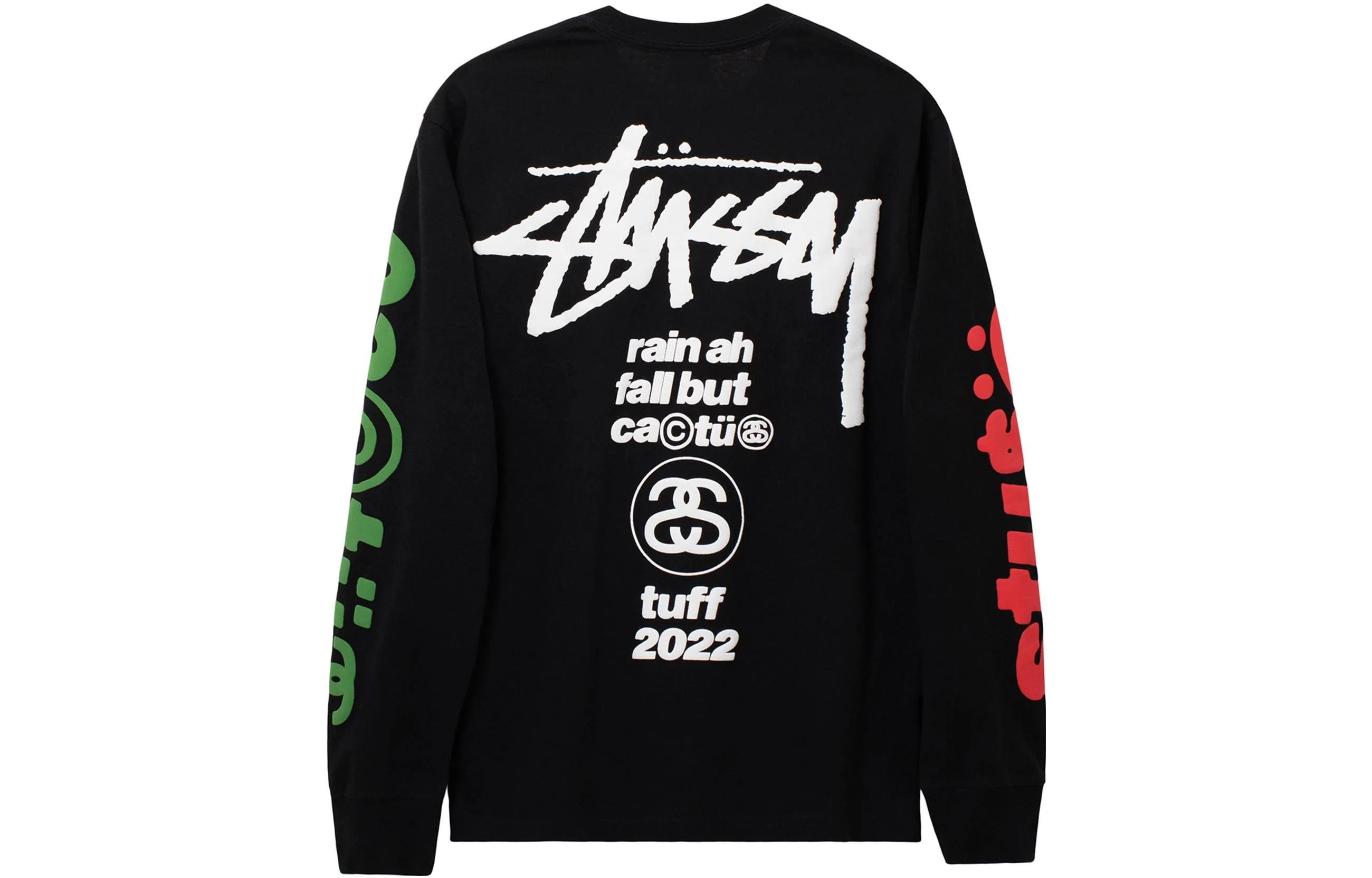 Stussy x Cactus Plant Flea Market Sport Long-Sleeve Tee 'Black' 3993771 - 2