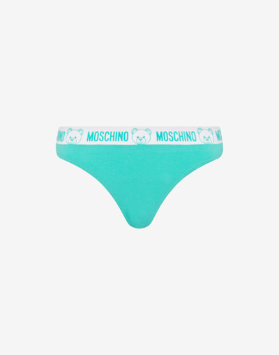 Moschino UNDERBEAR RUBBER LOGO BRIEFS outlook