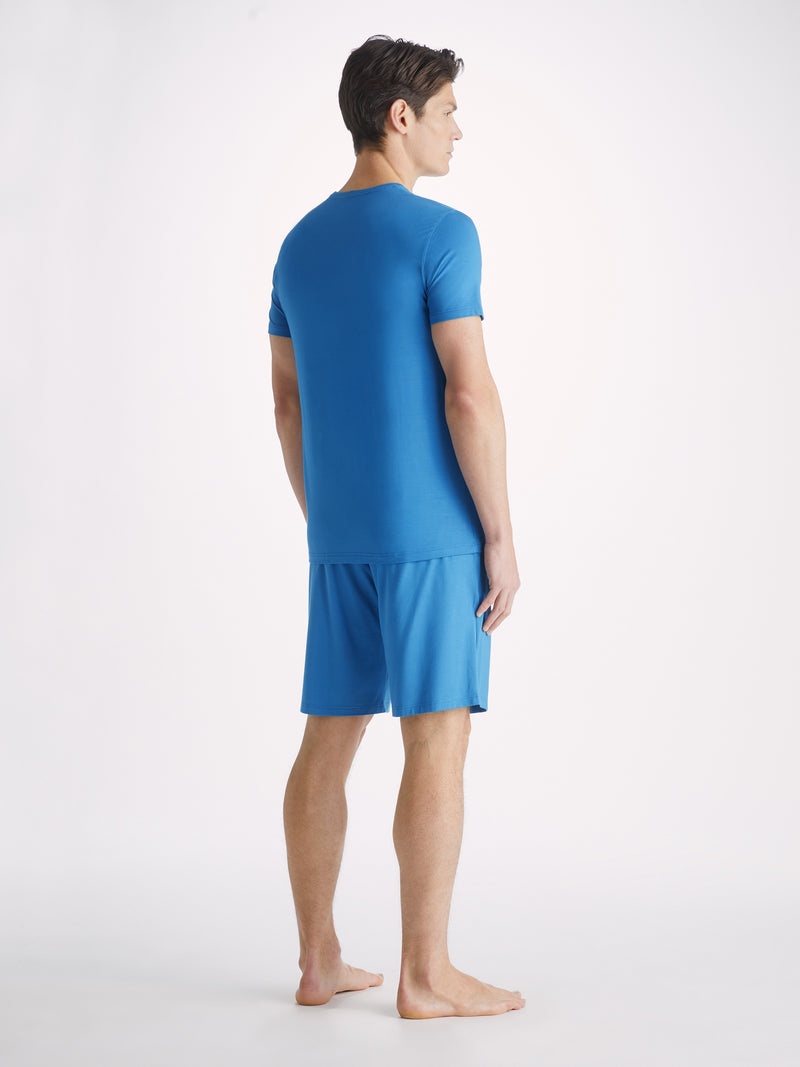 Men's T-Shirt Basel Micro Modal Stretch Ocean - 4
