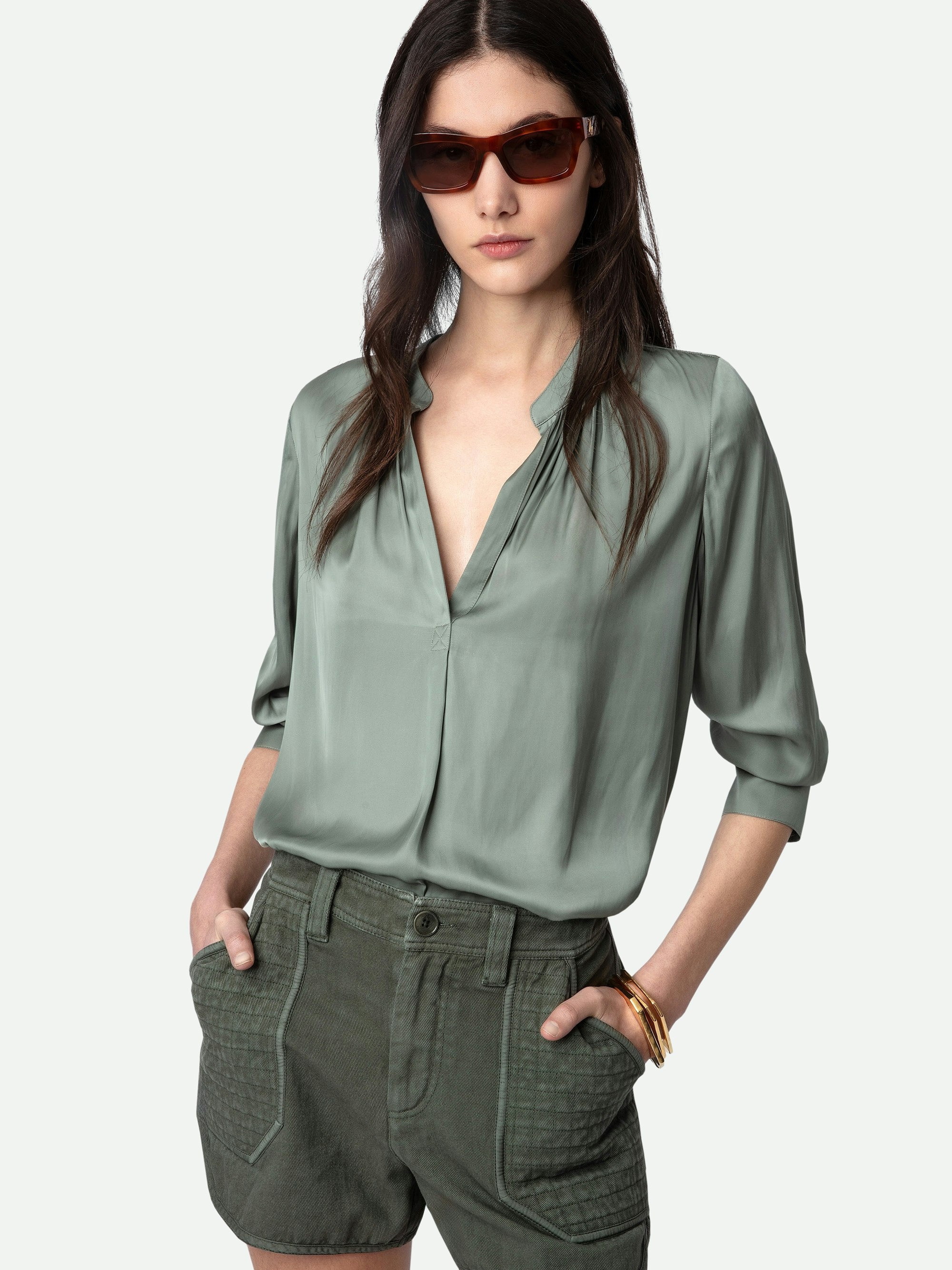 Tink Satin Blouse - 6