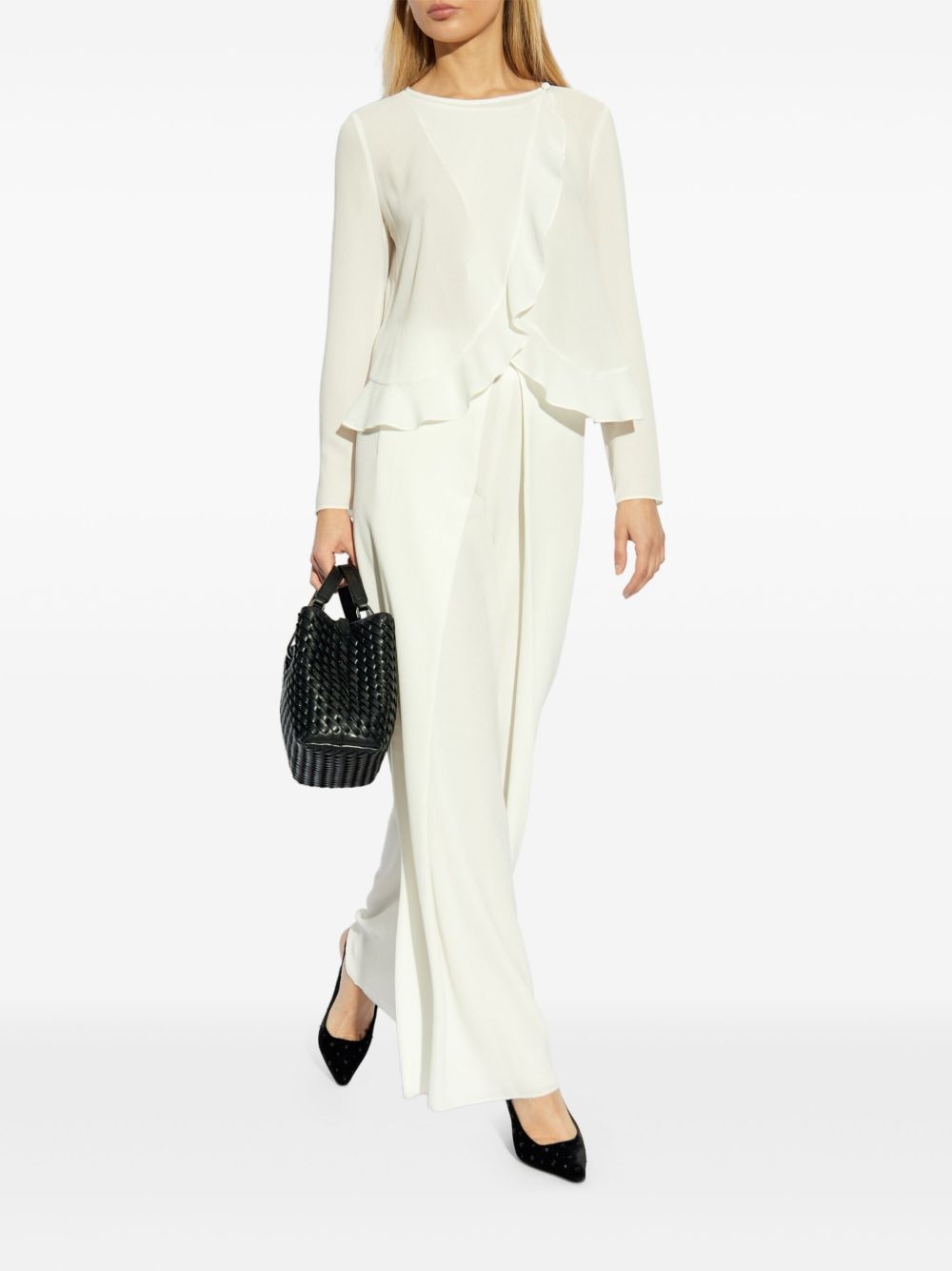 ruffle-detailing blouse - 2