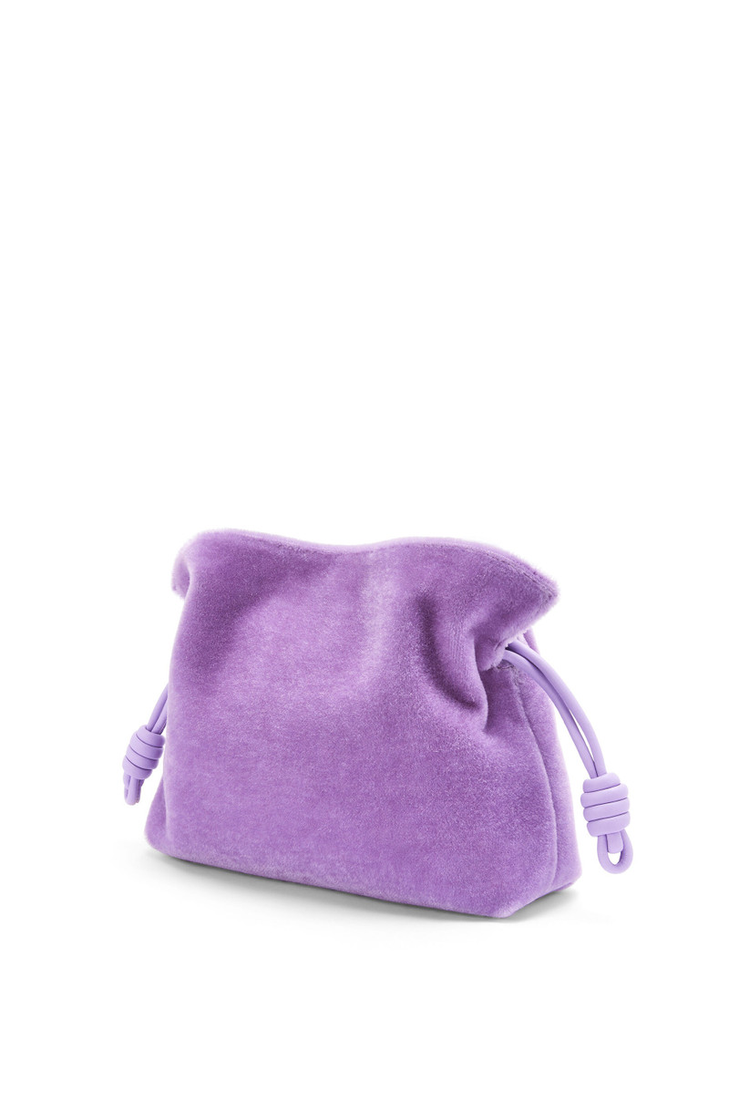 Loewe Flamenco clutch in mohair and calfskin outlook