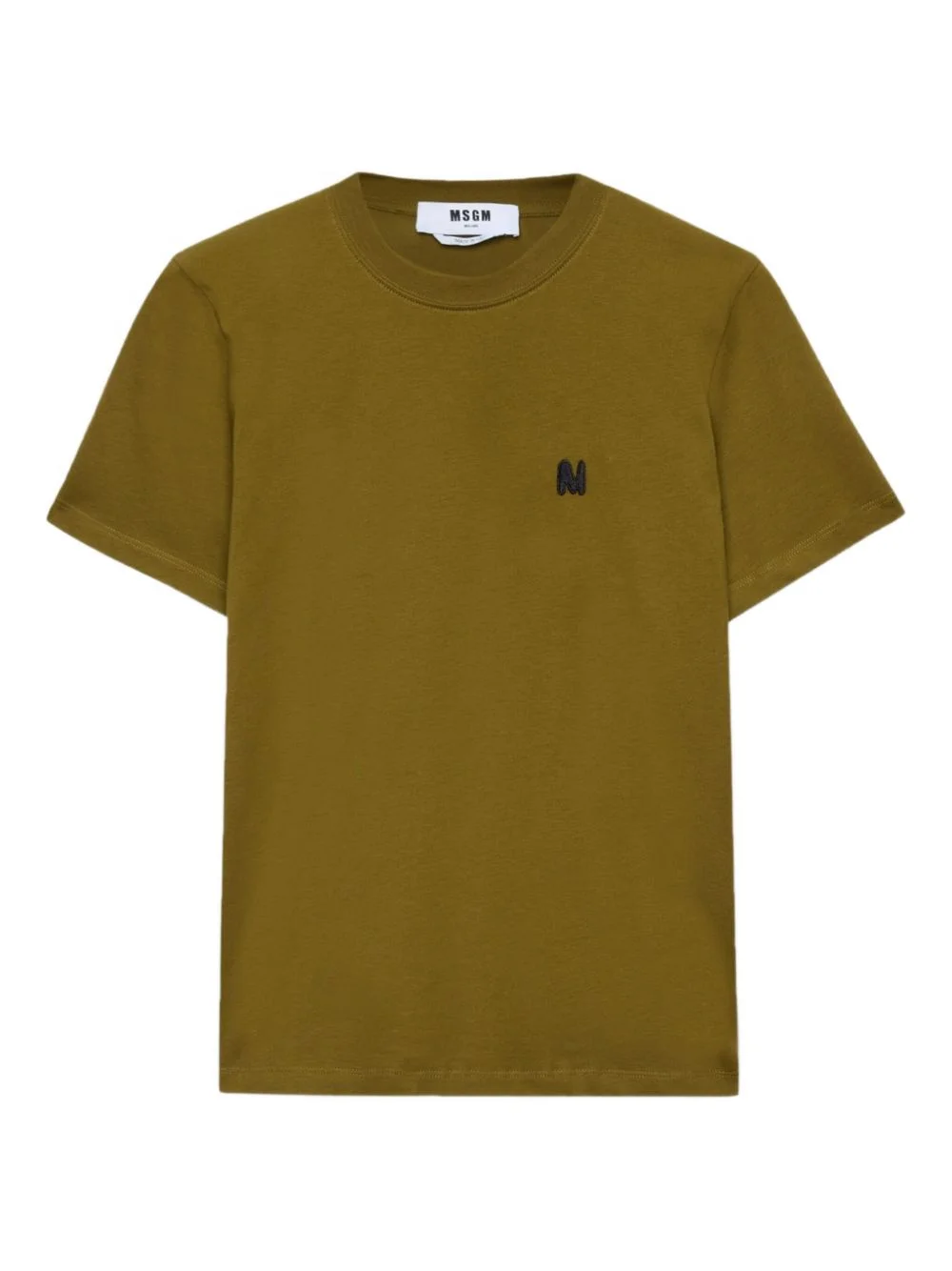 logo-embroidered T-shirt - 1