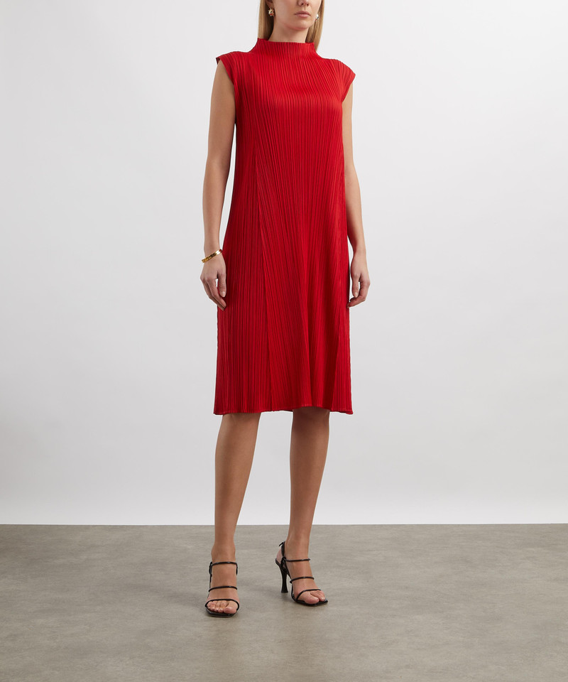 Pleats Please Issey Miyake MONTHLY COLOURS: NOVEMBER Pleated Midi Dress outlook