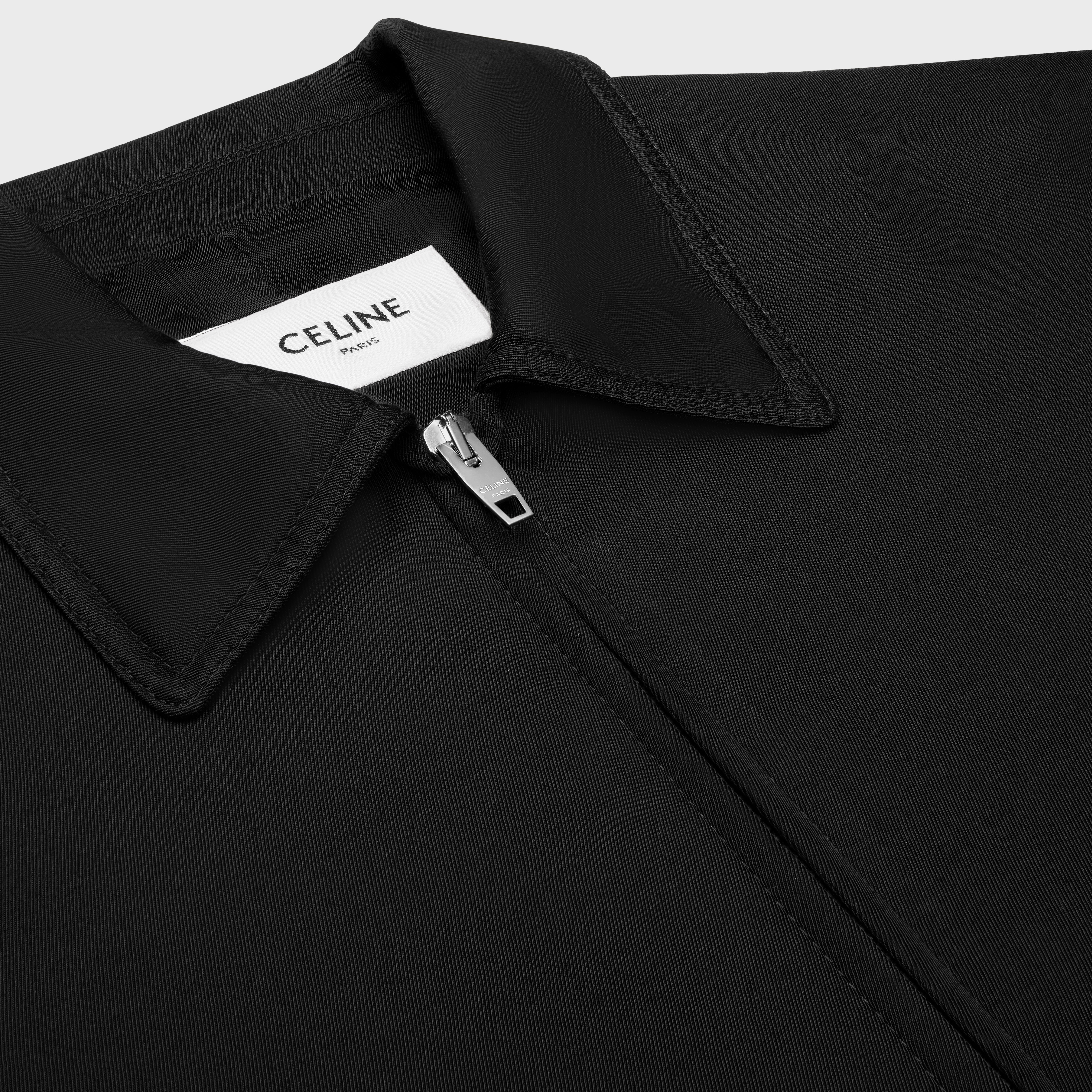 triomphe blouson jacket in rayon twill - 3