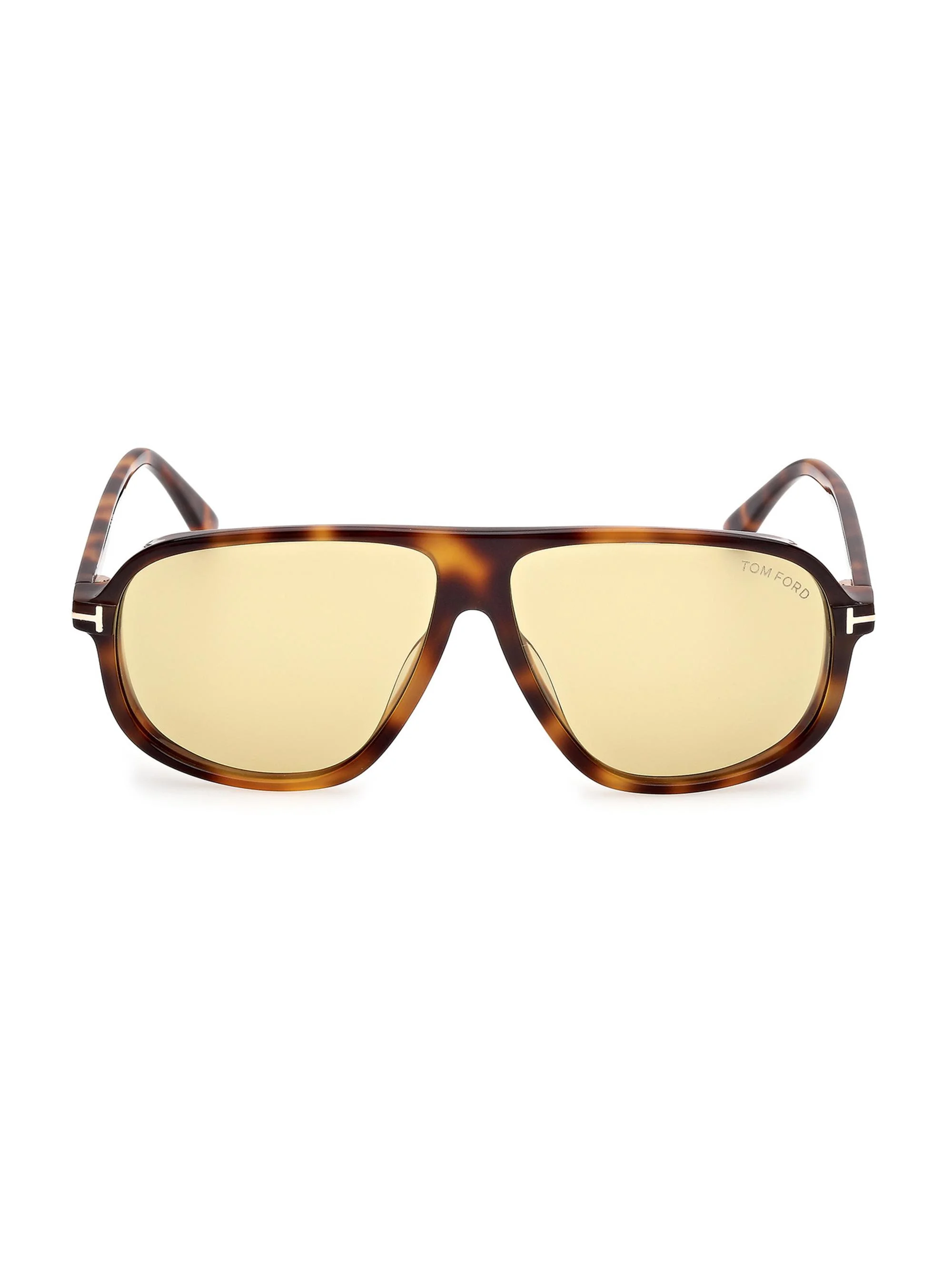 Men's Guillaume 61MM Aviator Sunglasses - Havana Yellow - 1