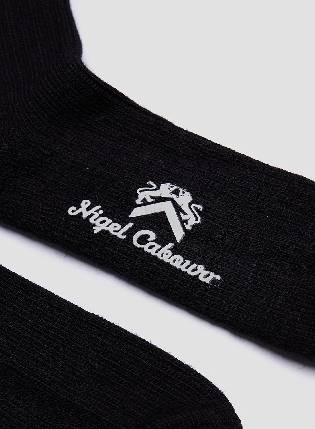 Alpaca Wool Sock in Black - 3