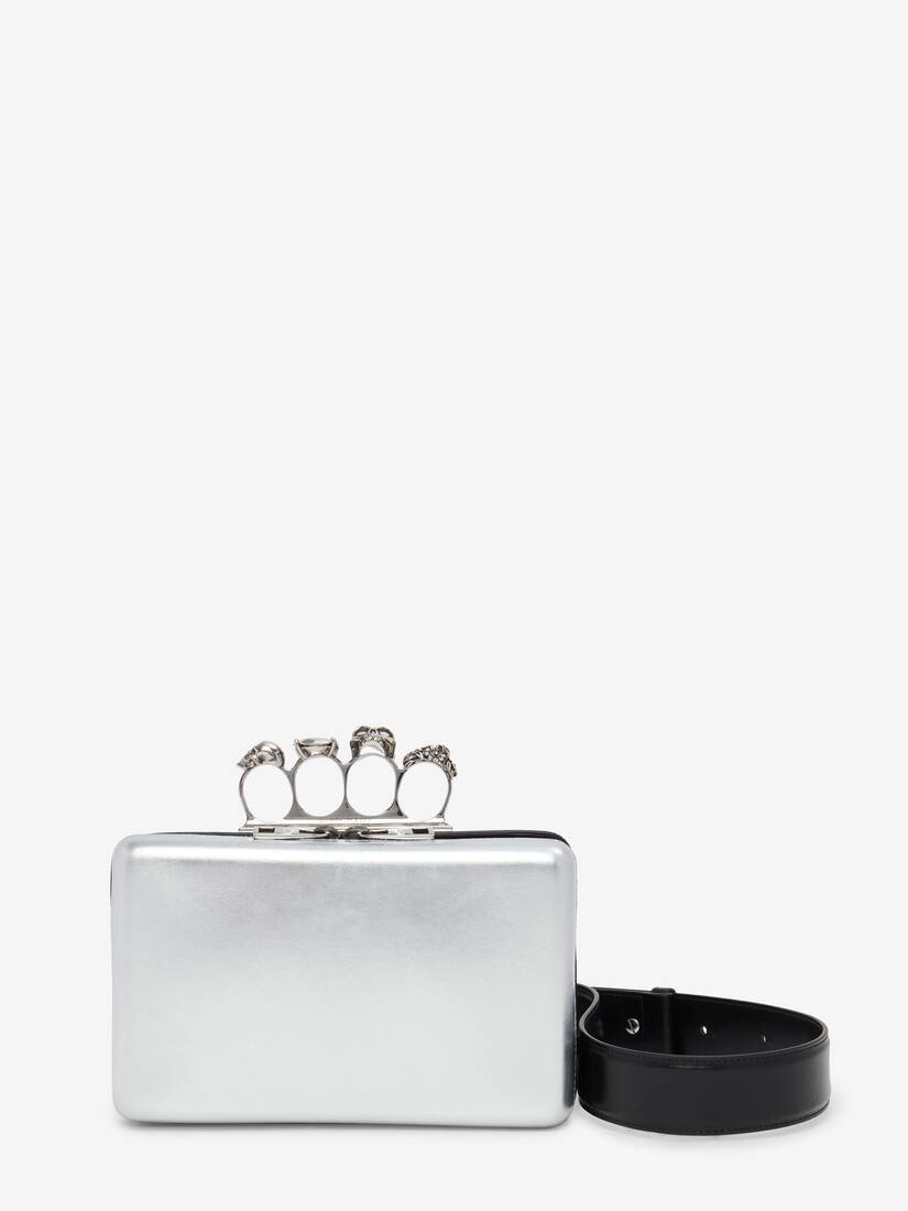 Men's The Knuckle Twisted Clutch in Silver - 1