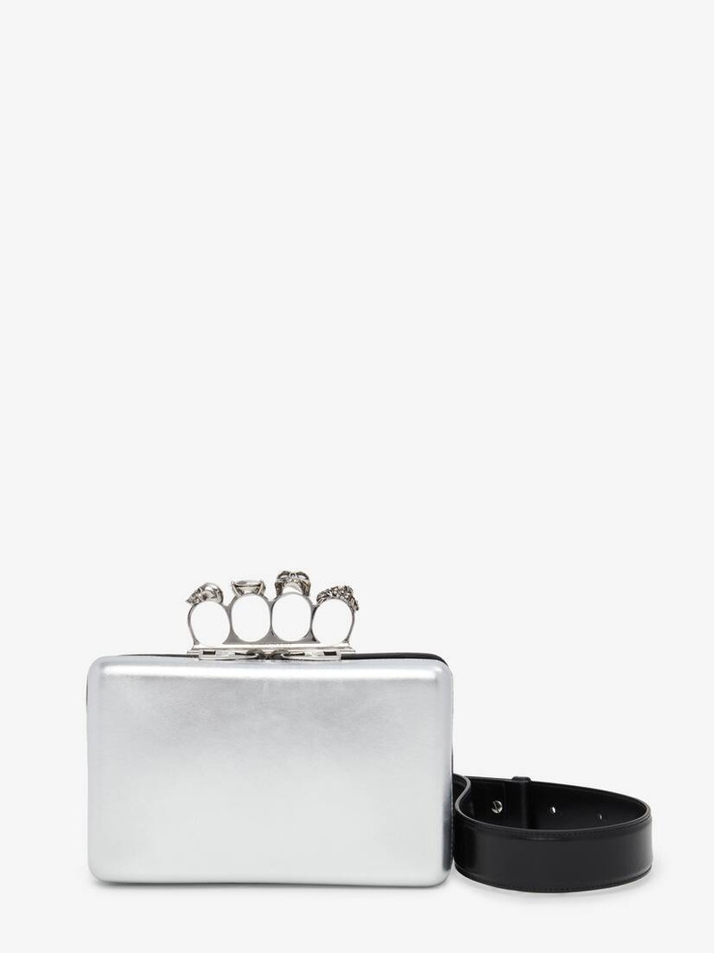 Men's The Knuckle Twisted Clutch in Silver 1