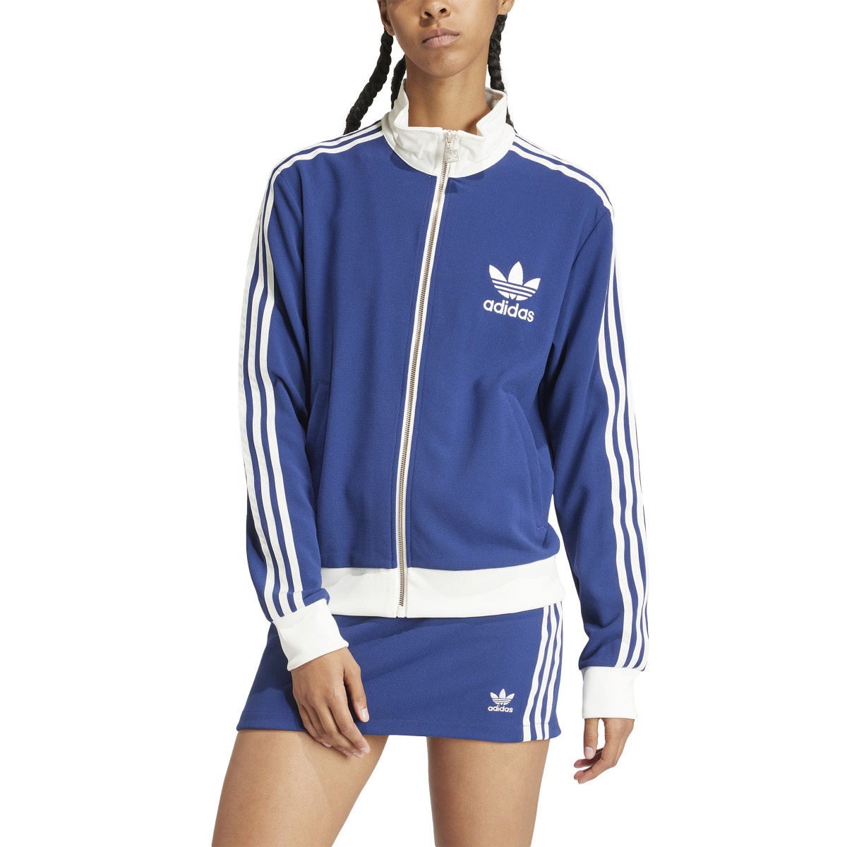 Wmns Premium Originals Crepe Track Top - 3