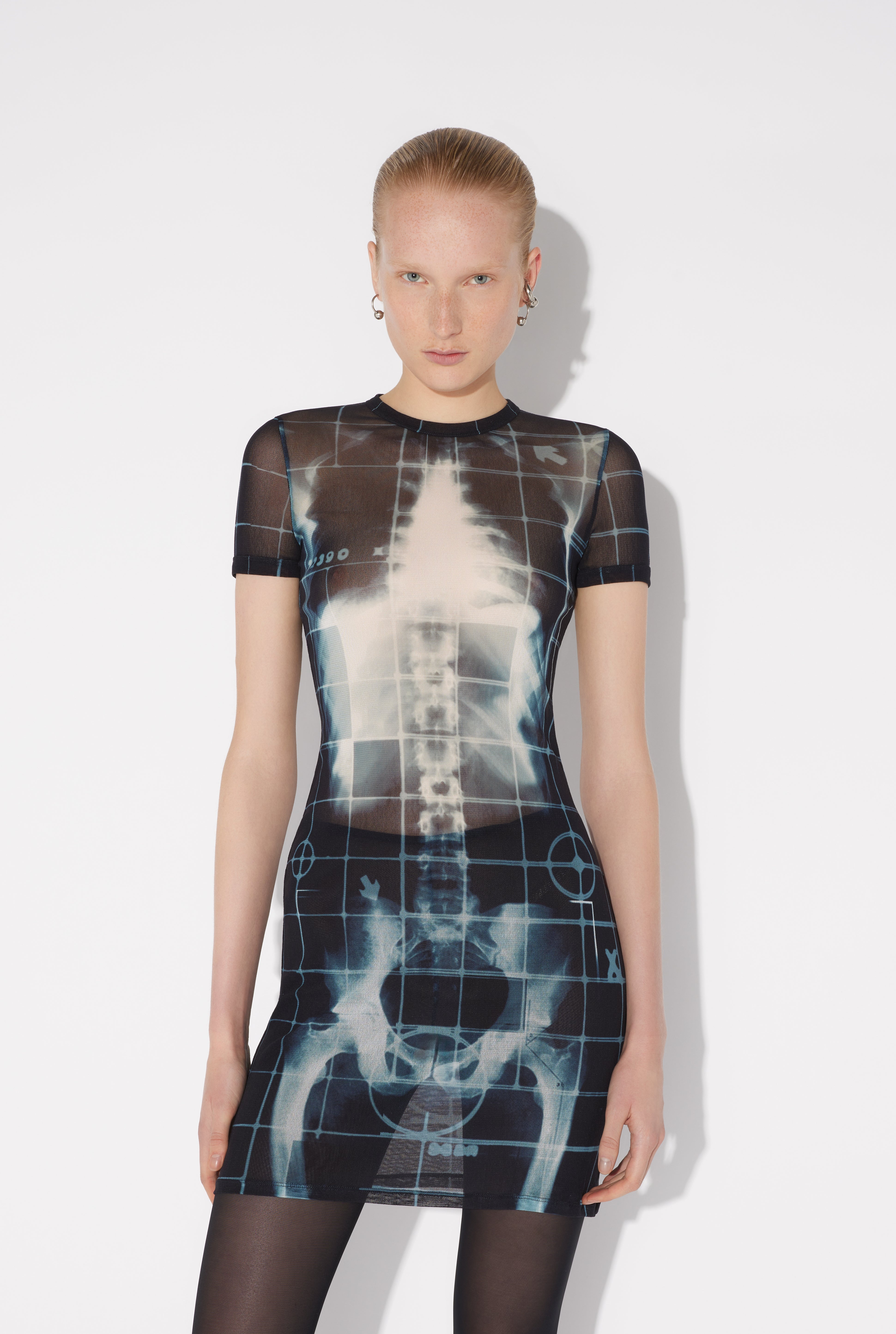 THE SHORT BLACK SQUELETOR DRESS - 4