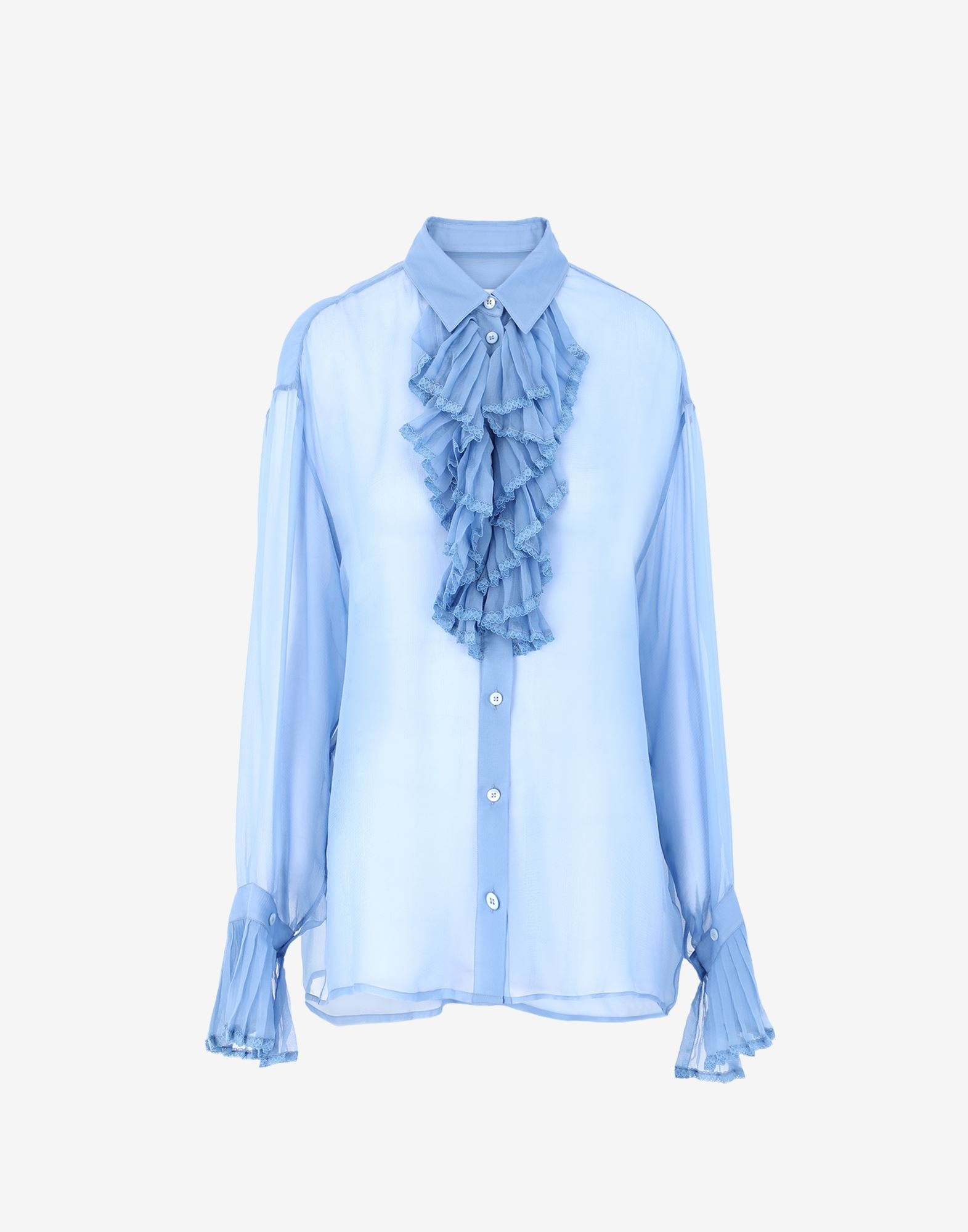 Silk chiffon shirt - 1