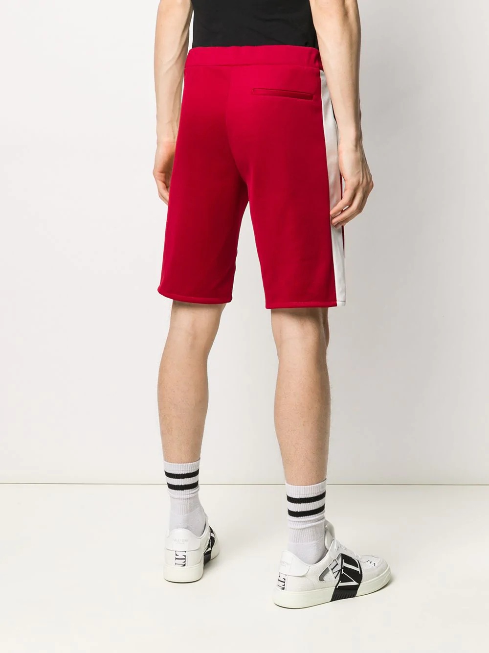 side-stripe tailored shorts - 4