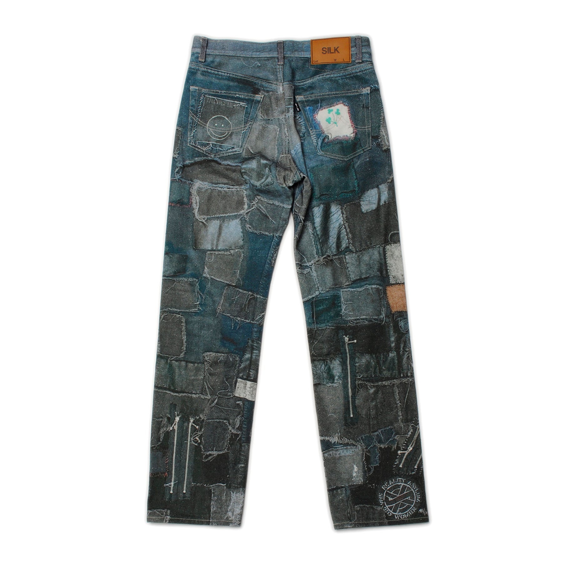 PHOTO PRINT PANTS / BLK - 2