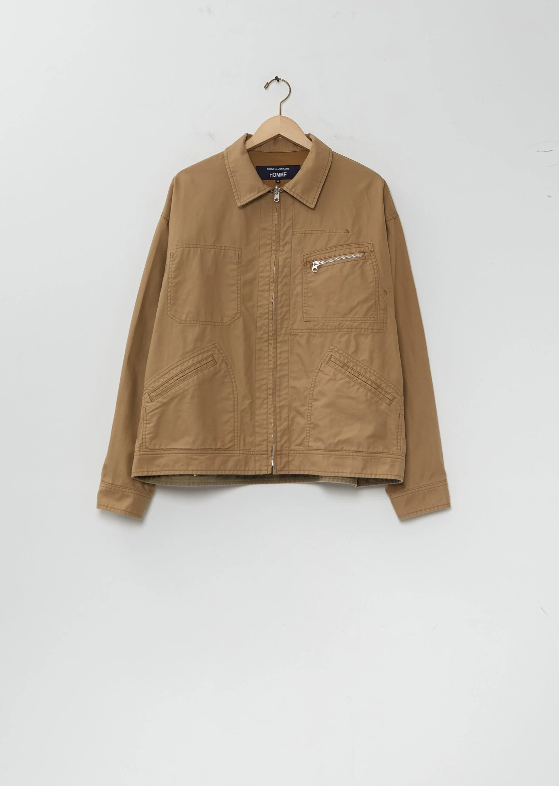 Pockets Cotton Chino Jacket - 1