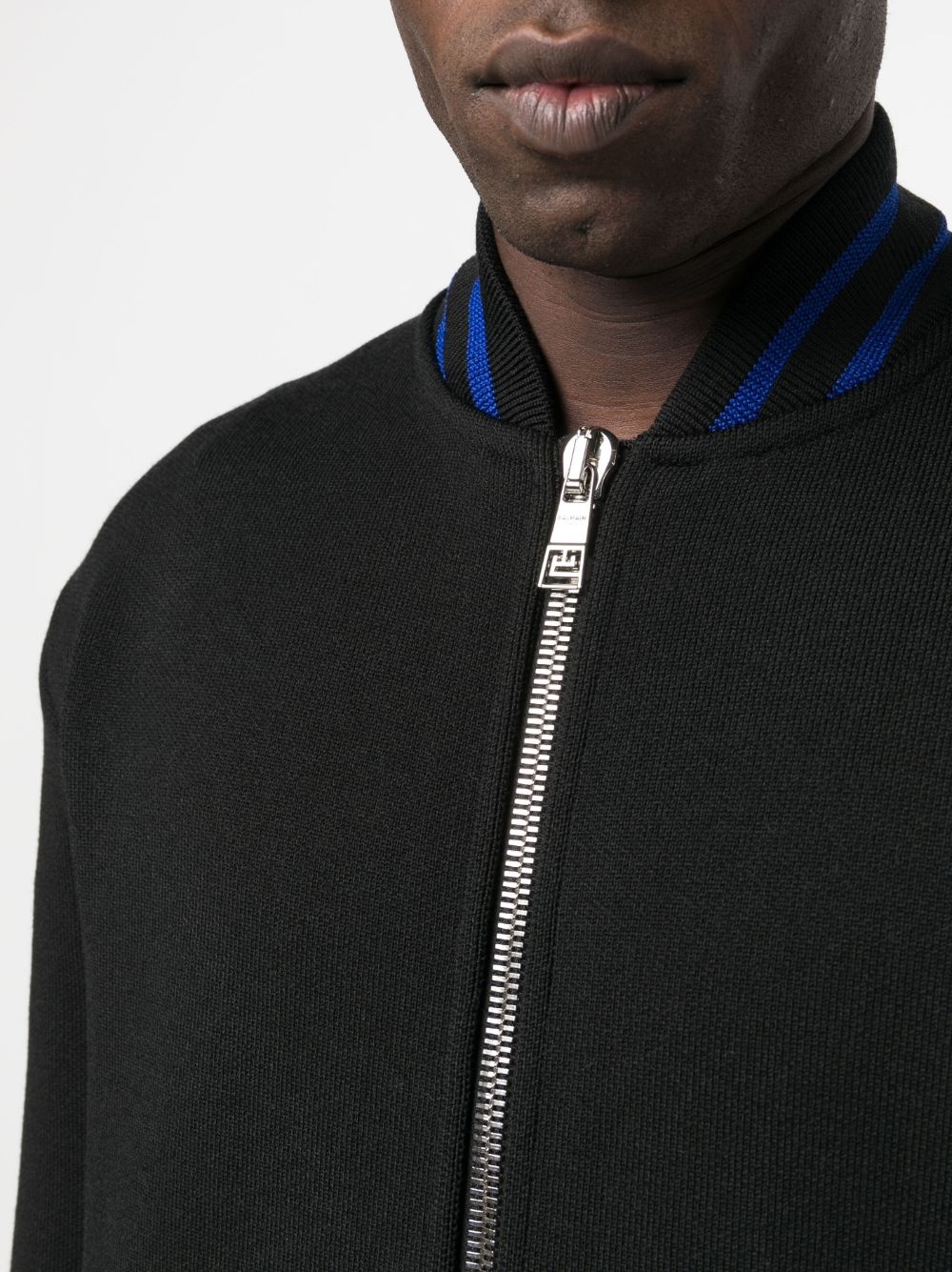 zipped knit jumper - 5