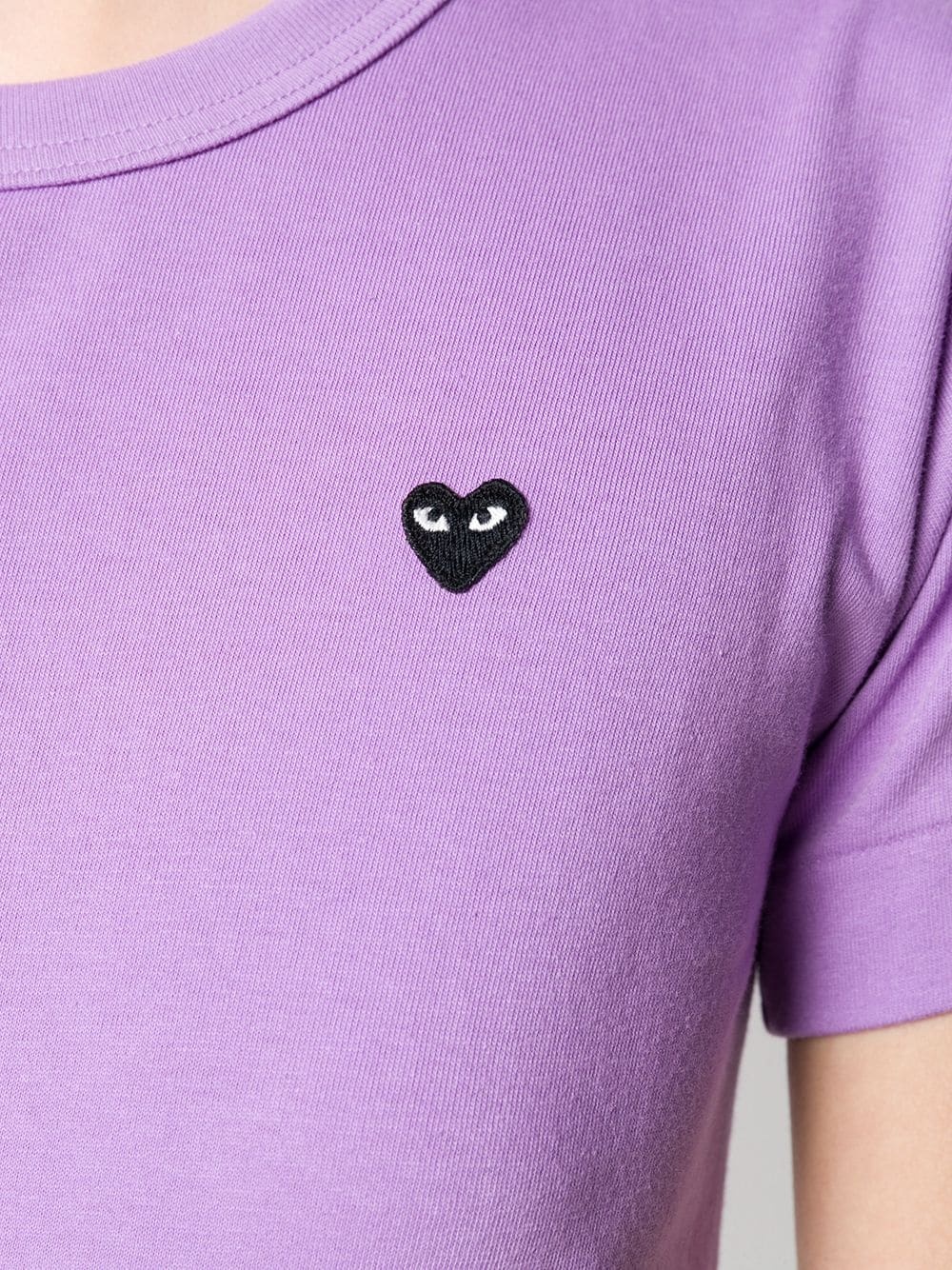 Heart embroidered T-shirt - 5