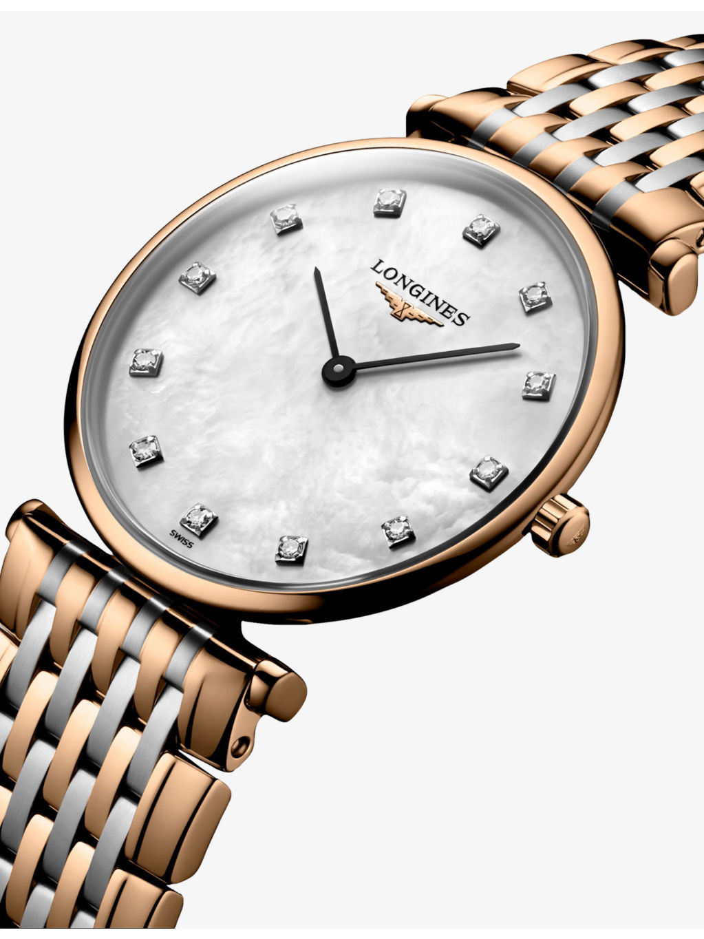 L4.512.1.97.7 La Grande Classique Stainless-Steel, 0.081ct Diamond And Red PVD Quartz Watch - 3