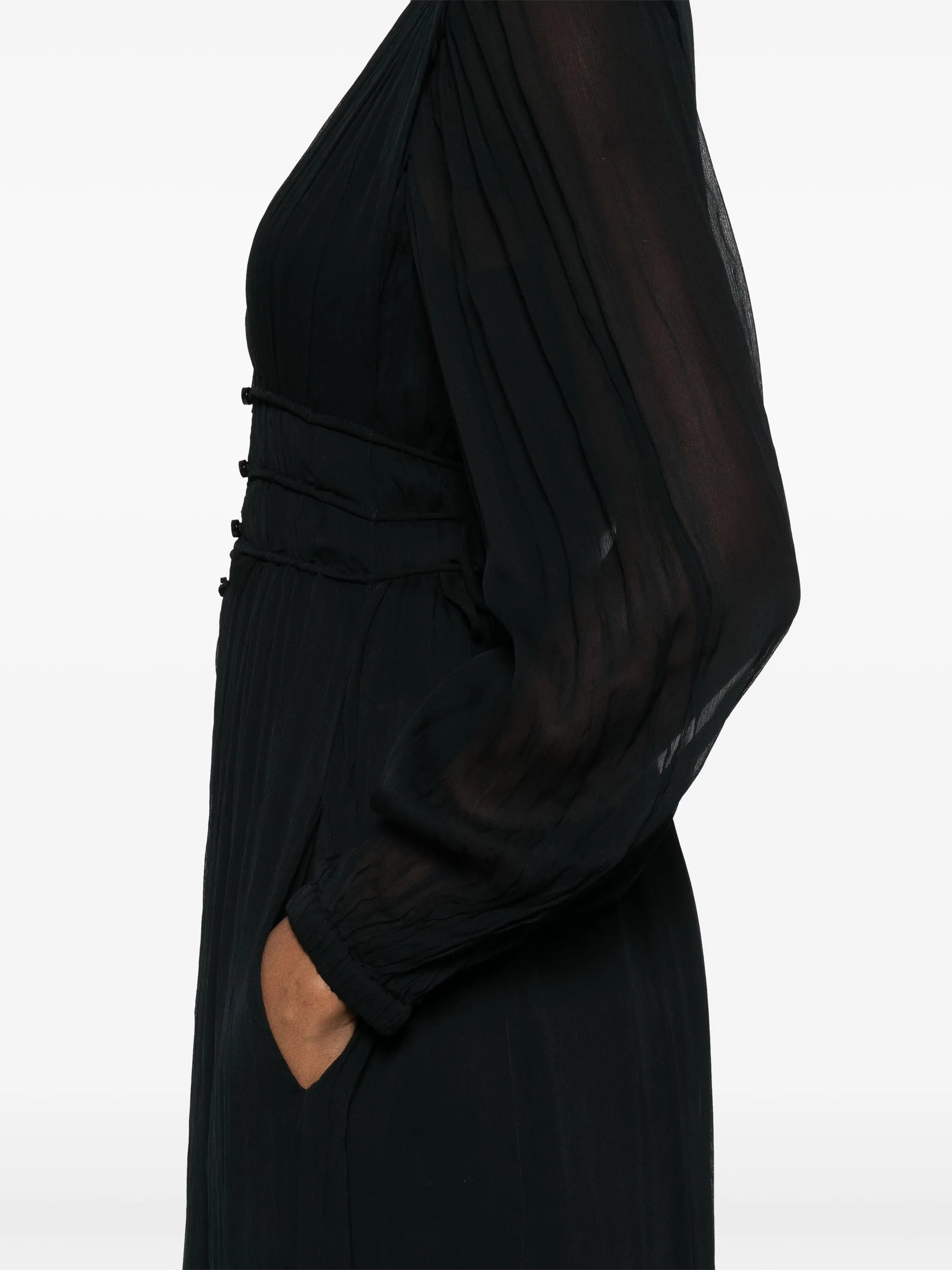 VIP【関税送料無料】希少 Marant Etoile Amara Maxi Dress MARANT ÉTOILE Amara gathered printed chiffon maxi dress